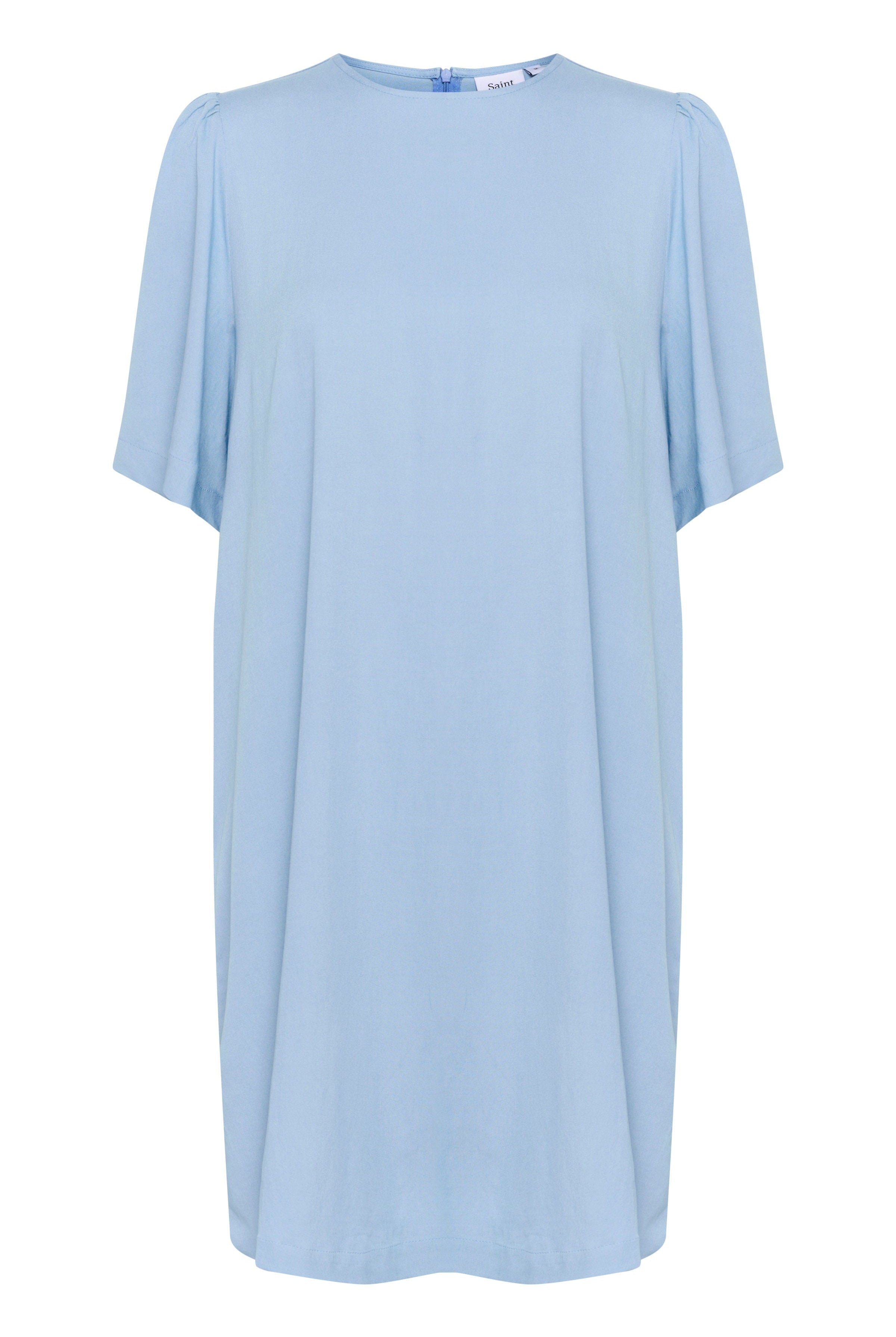Saint Tropez Jarlien Flutter Sleeve Dress - Airy Blue