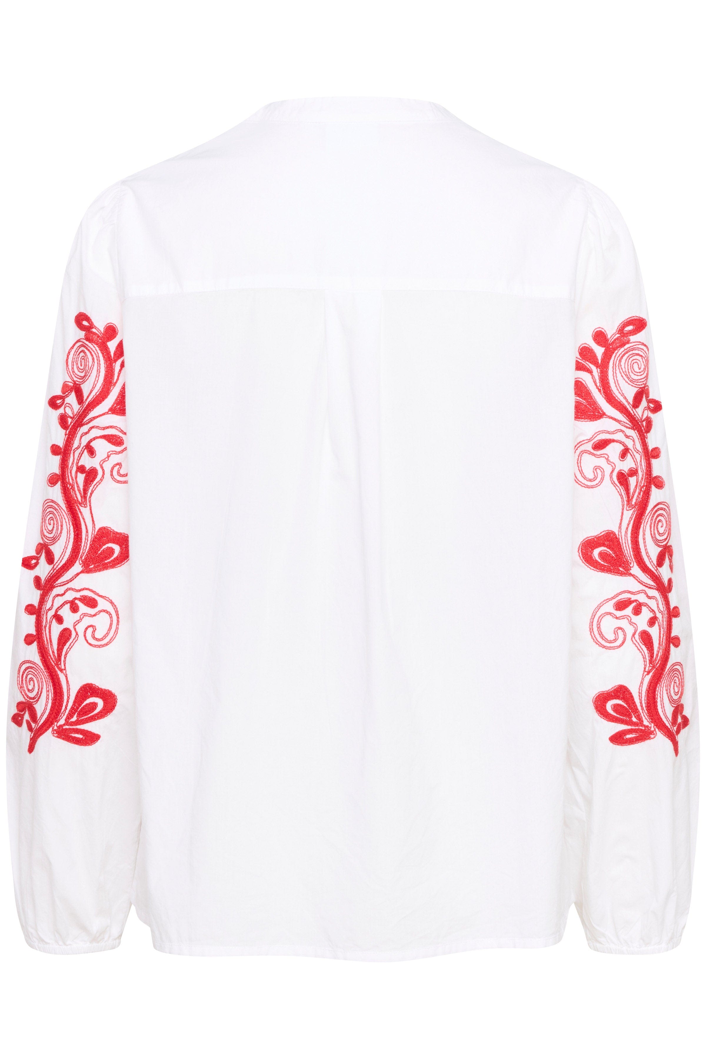 Saint Tropez Jesabel Embroidered Detail Shirt - Bright White