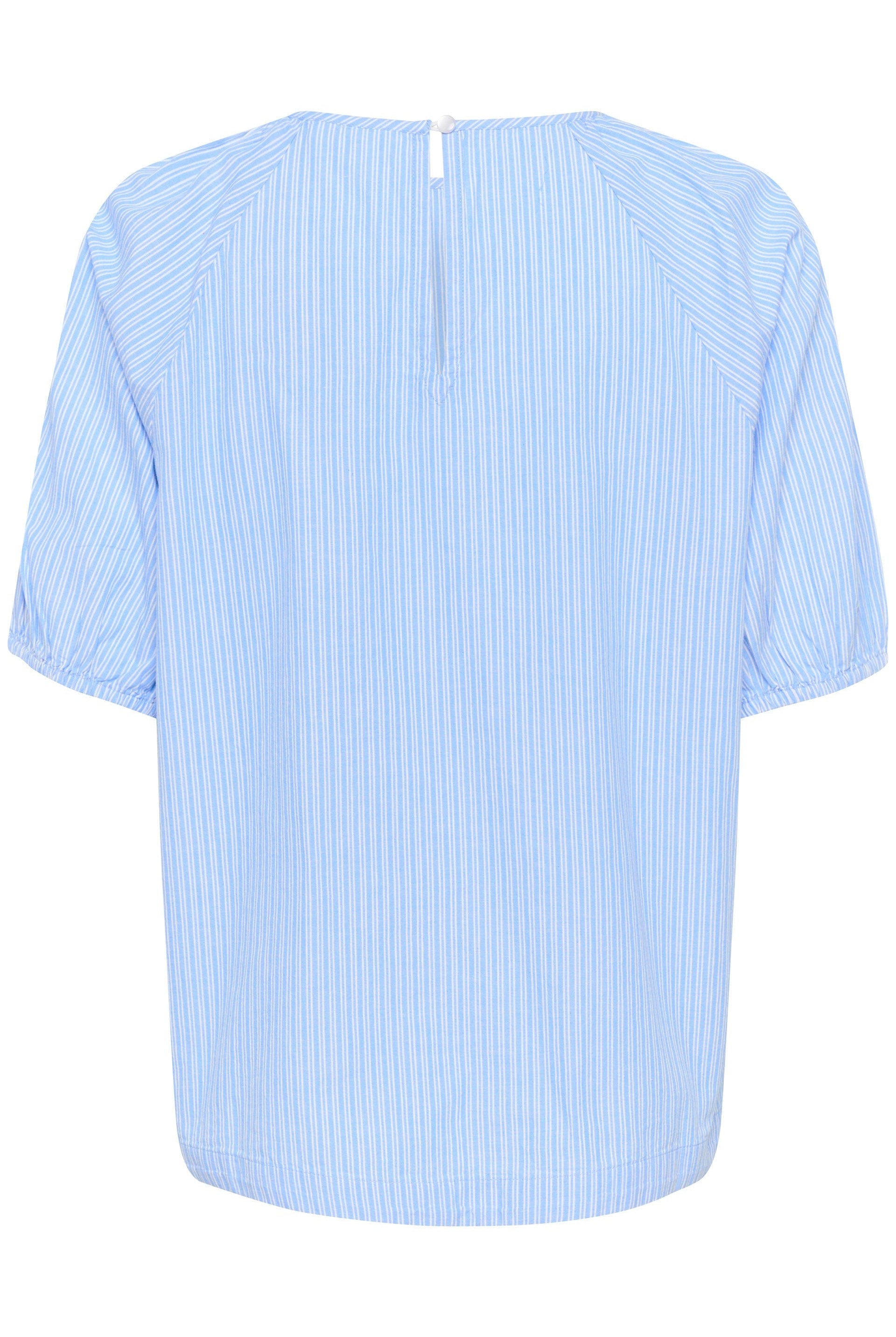 Saint Tropez Josefia Top - Airy Blue Ice Stripe