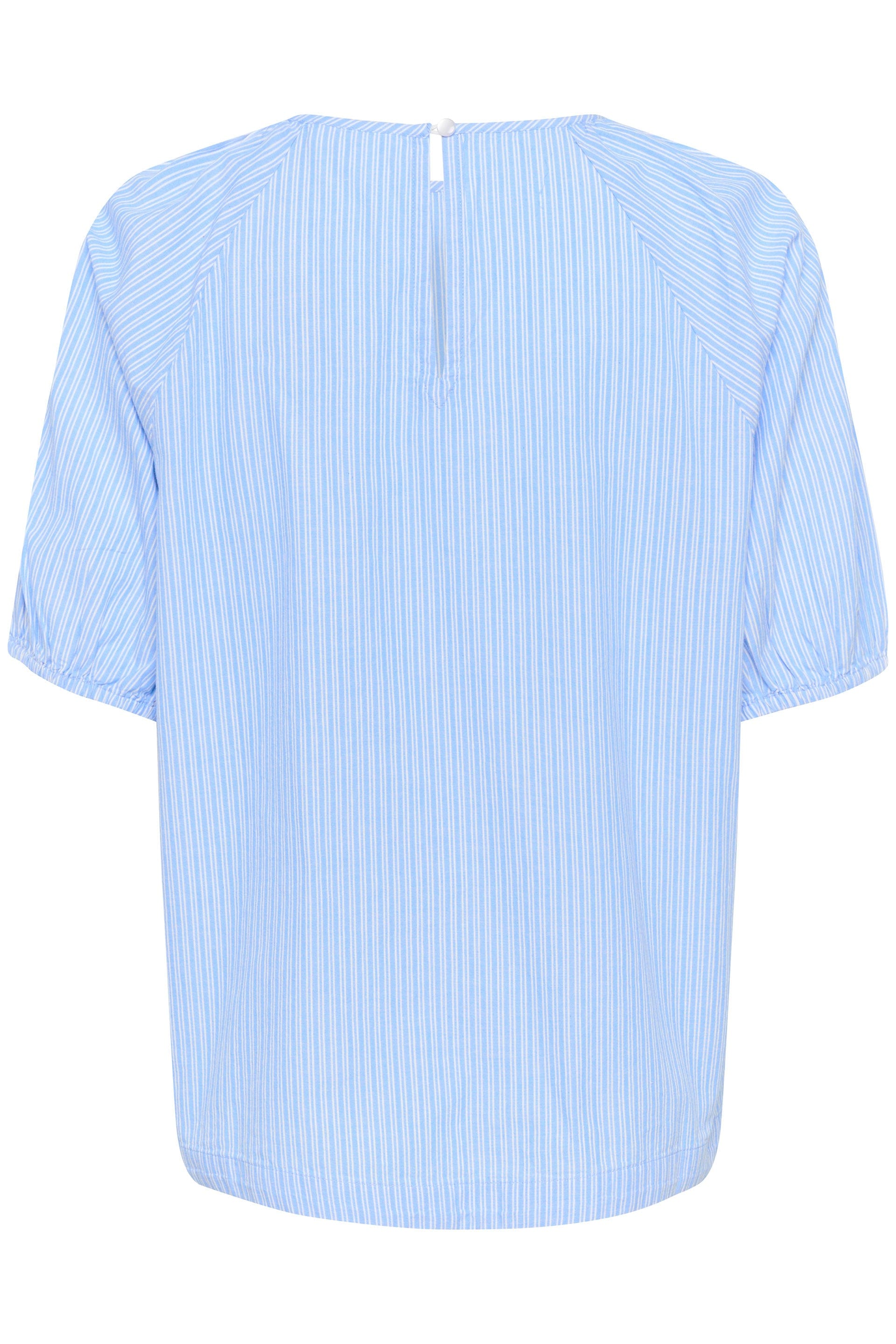 Saint Tropez Josefia Top - Airy Blue Ice Stripe