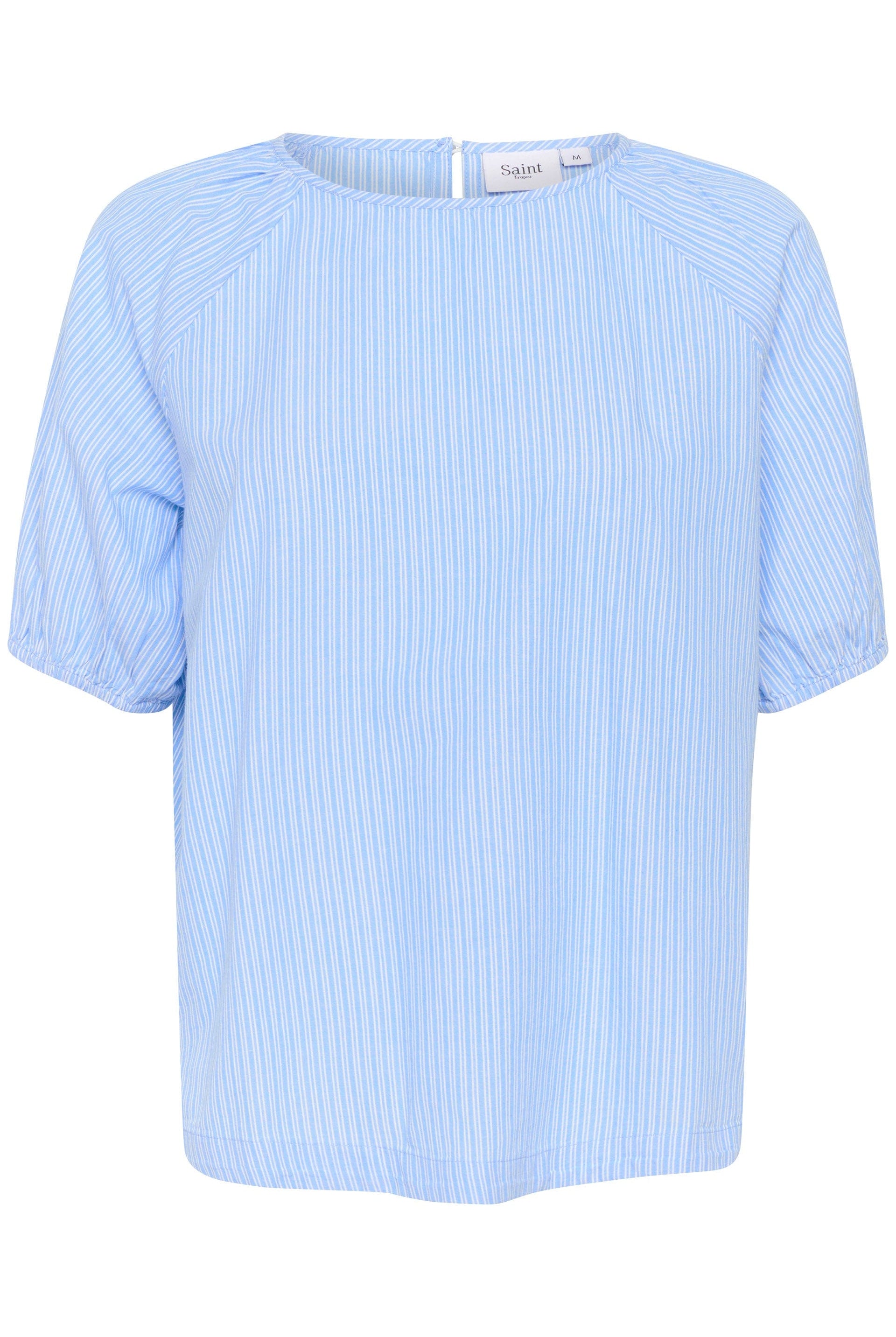 Saint Tropez Josefia Top - Airy Blue Ice Stripe