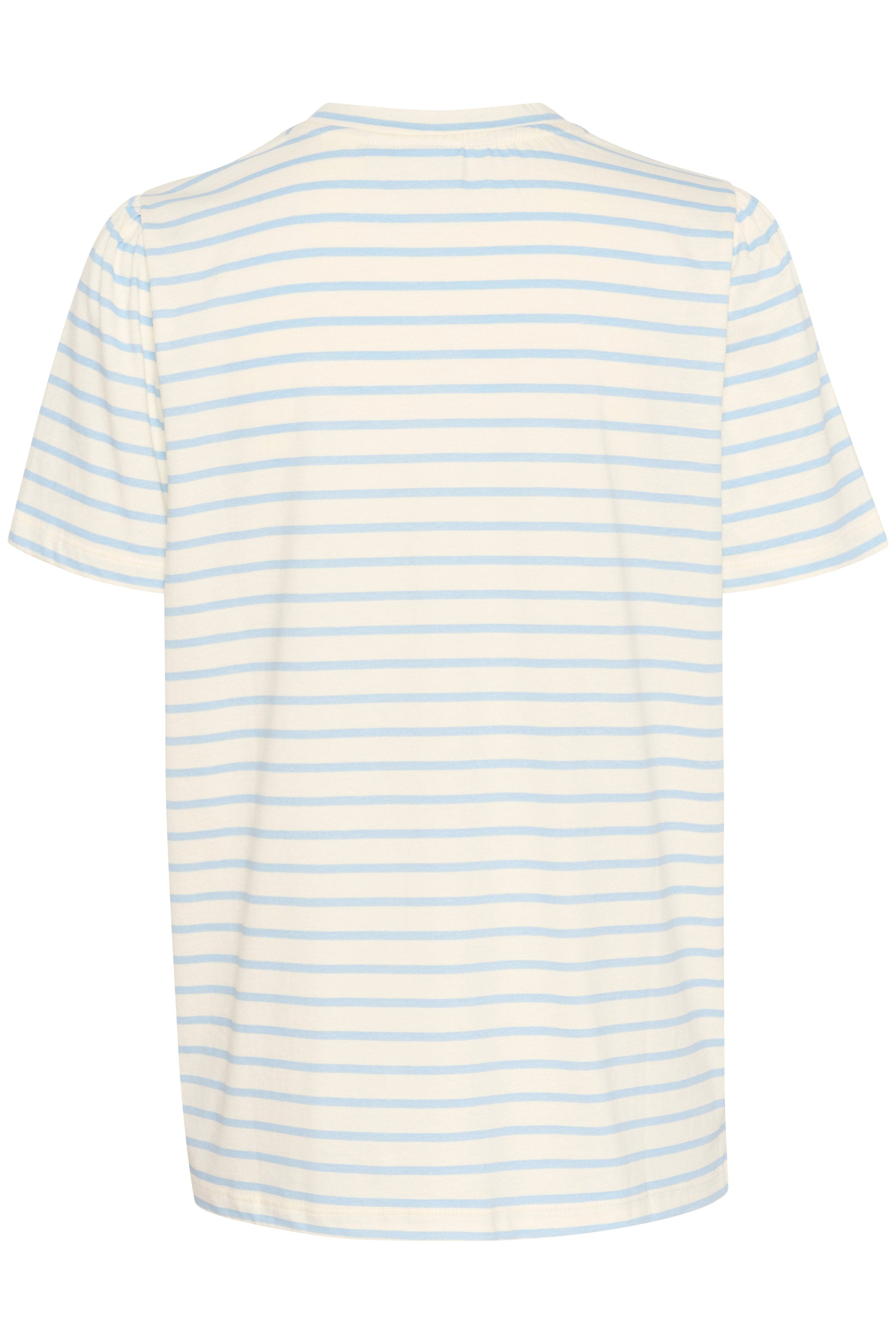 Saint Tropez Jucia T-Shirt - Airy Blue White Stripe