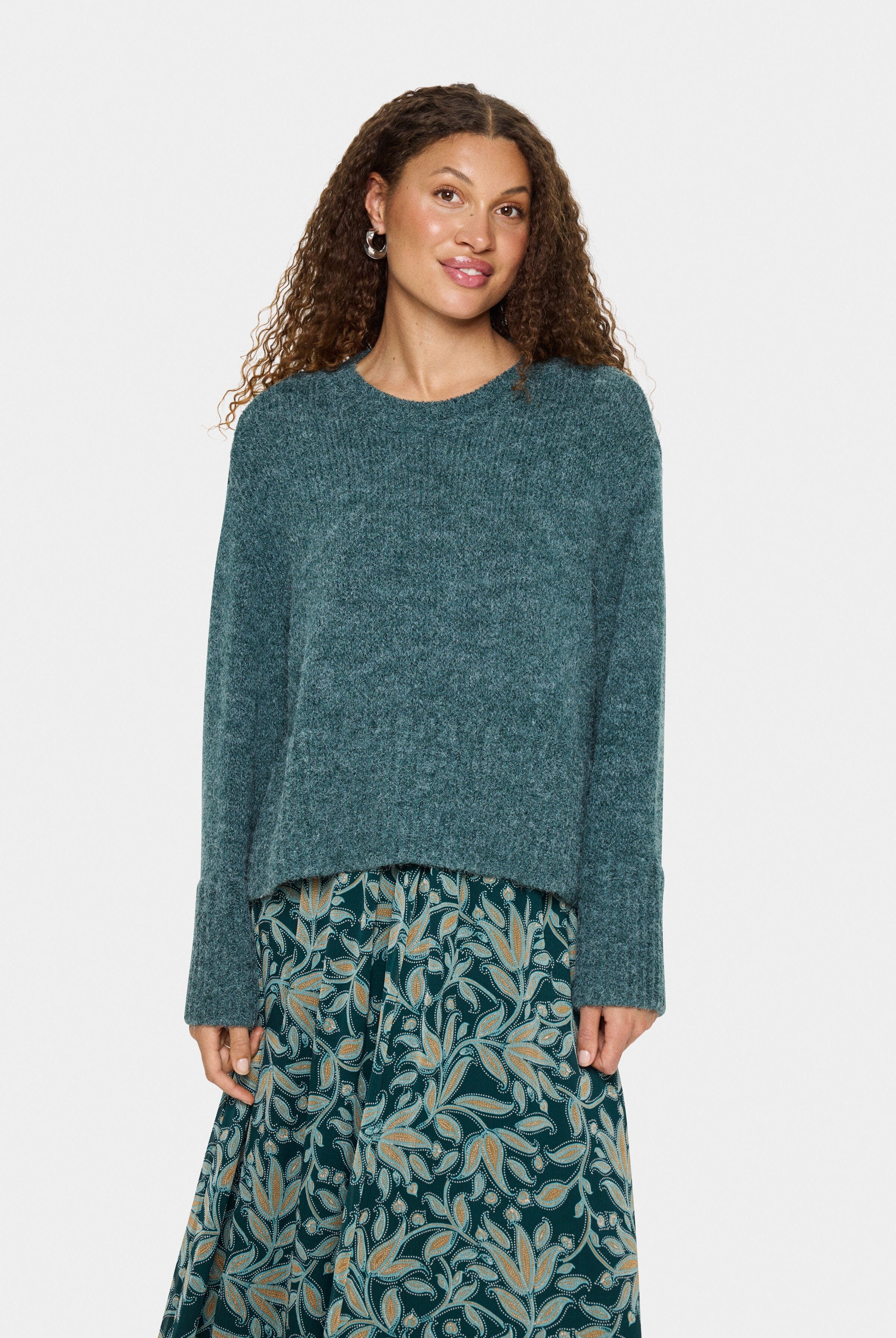 Saint Tropez Mallory Jumper - June Bug Melange