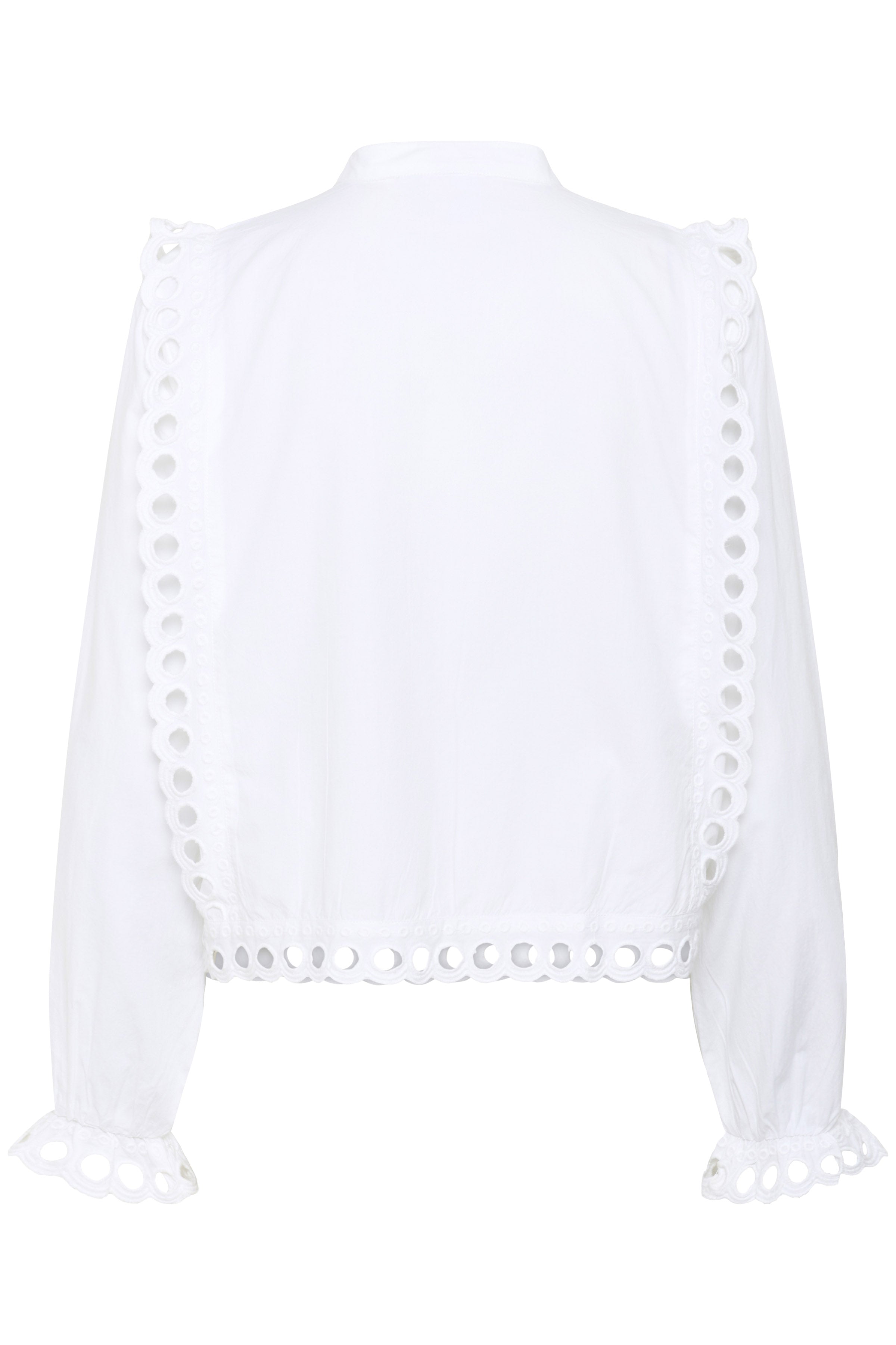 Saint Tropez Marlee Broderie Anglaise Shirt - Bright White
