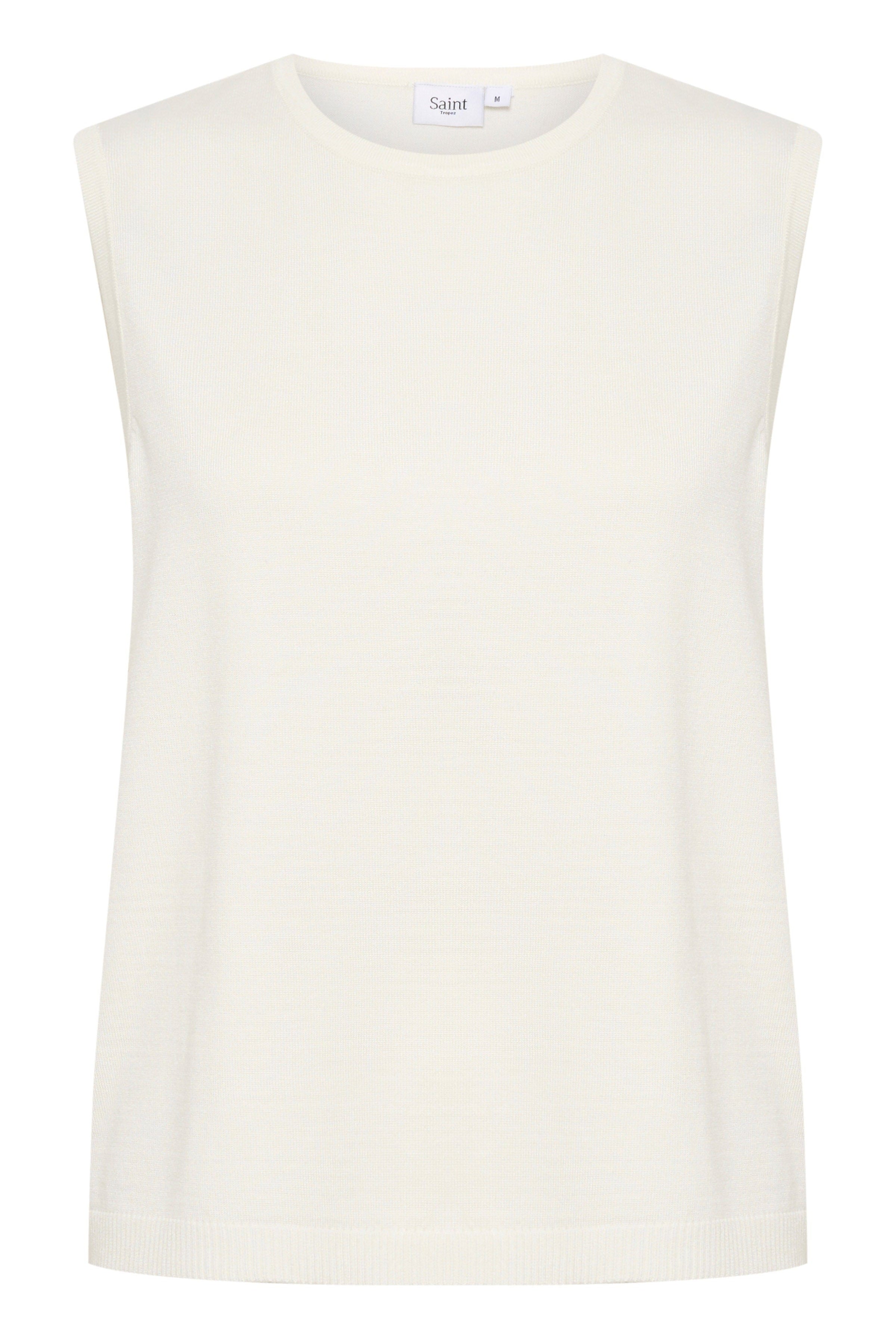 Saint Tropez Mila Knitted Vest - Ice