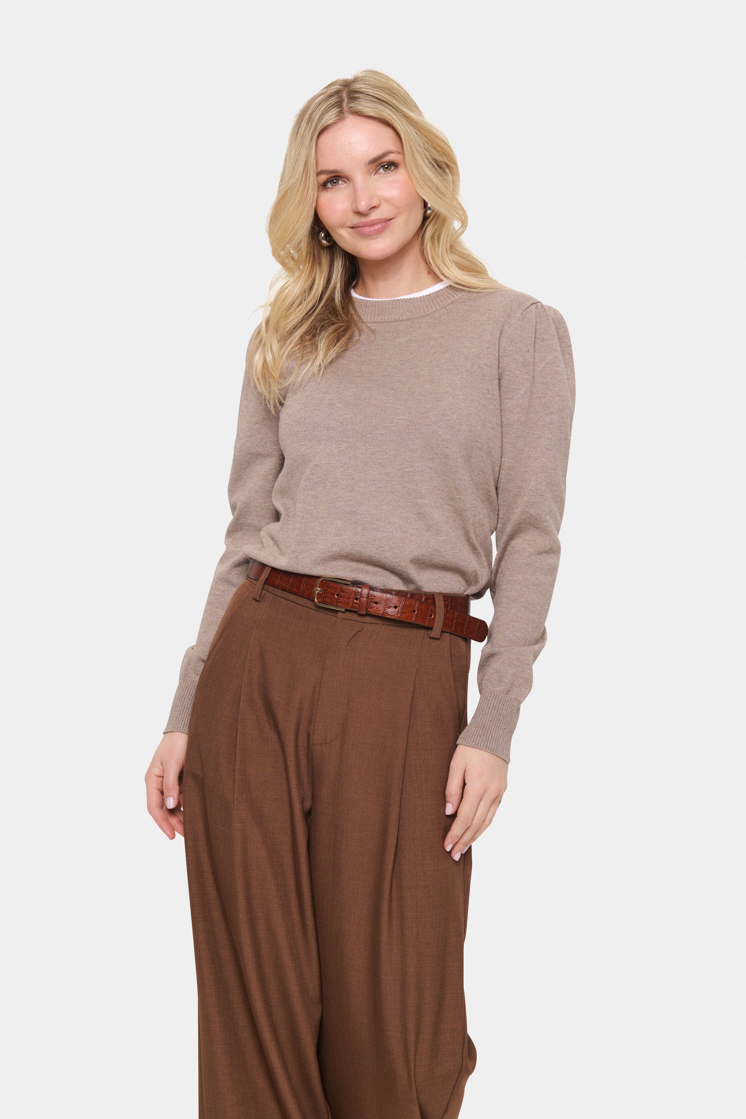 Saint Tropez Mila Pullover - Atmos Melange