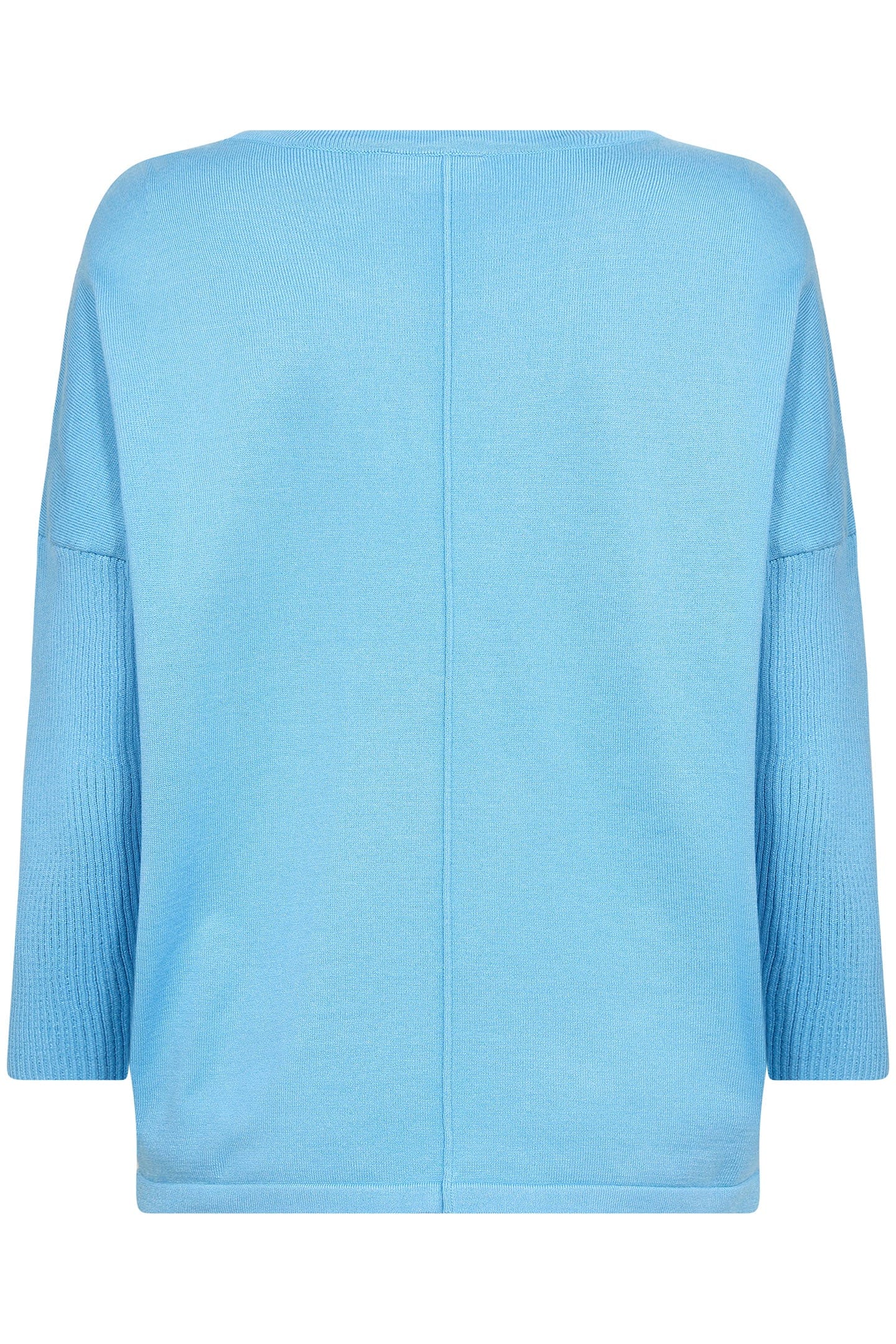 Saint Tropez Mila Round Neck Jumper - Ethereal Blue