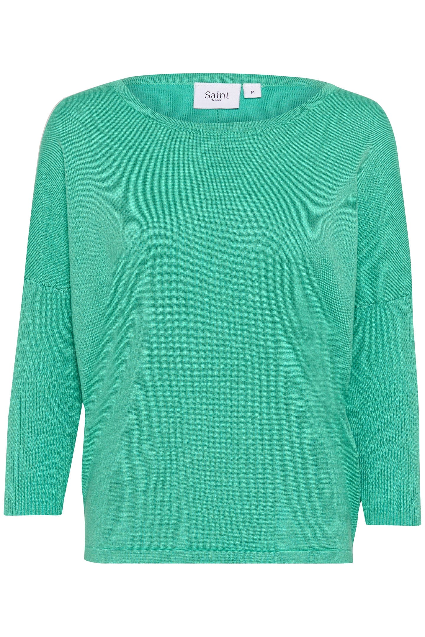Saint Tropez Mila Round Neck Jumper - Gumdrop Green