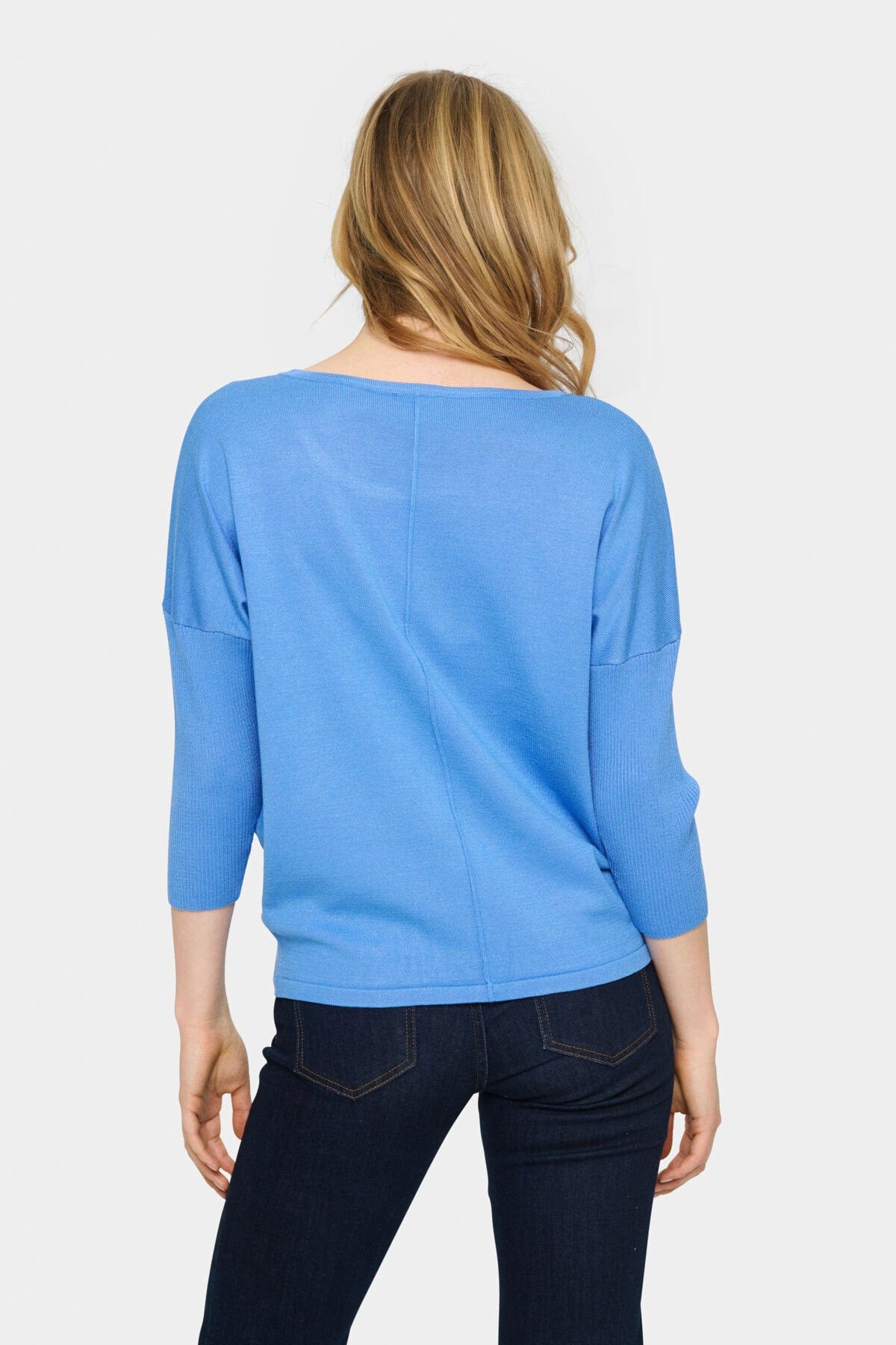 Saint Tropez Mila Round Neck Jumper - Provence