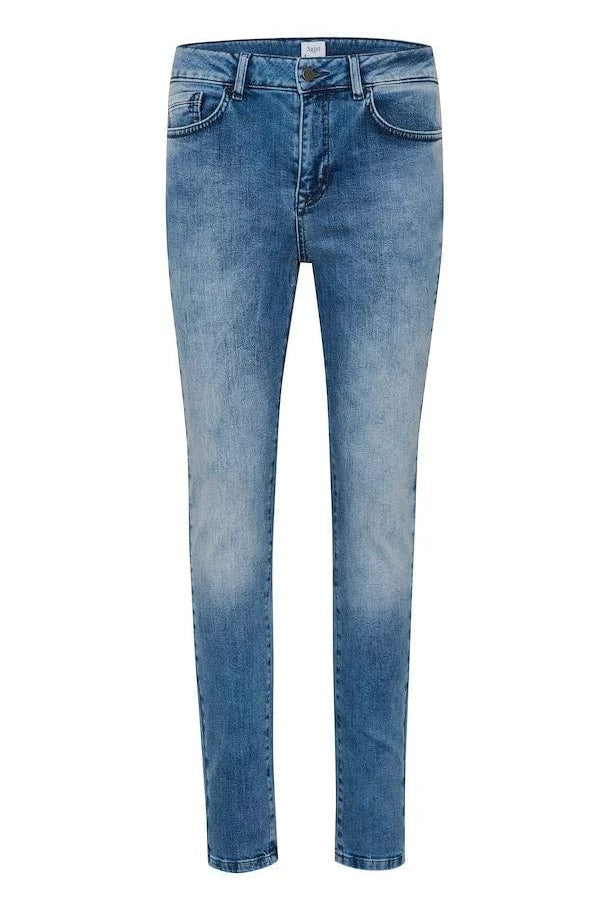 Saint Tropez Molly Slim Jeans - Light Blue Denim