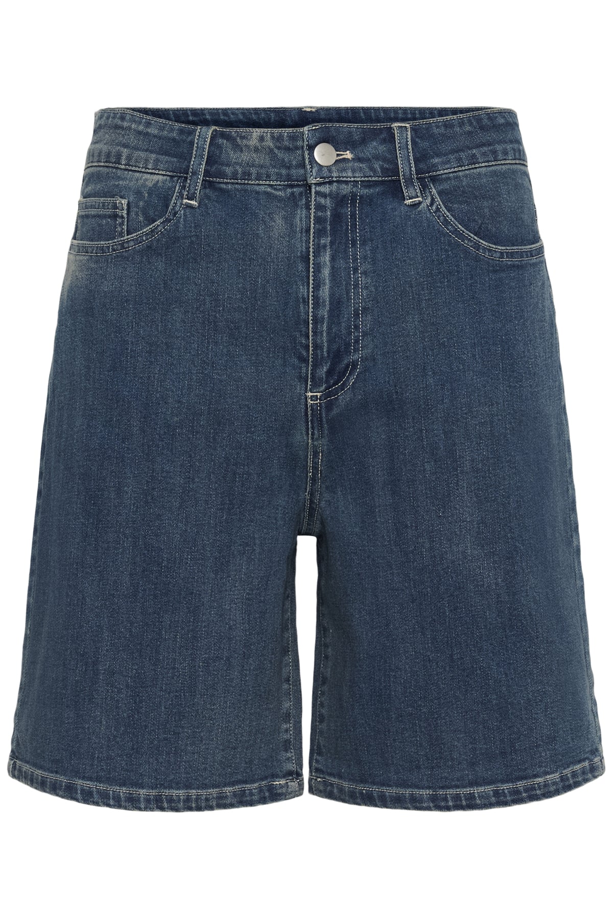 Saint Tropez Polina Denim Shorts - Medium Blue Denim