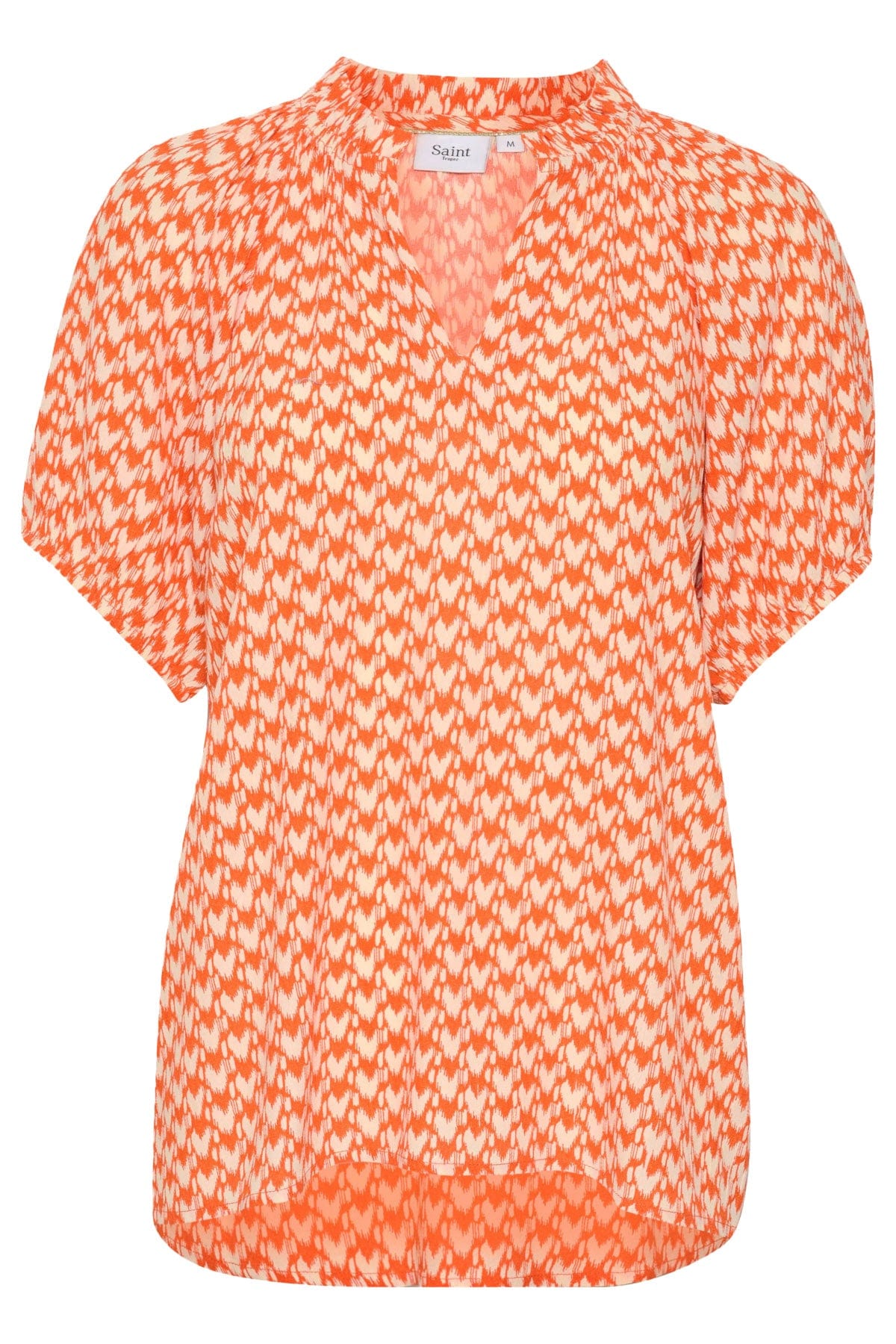 Saint Tropez Tessa Short Sleeve Blouse - Tigerlily Graphic
