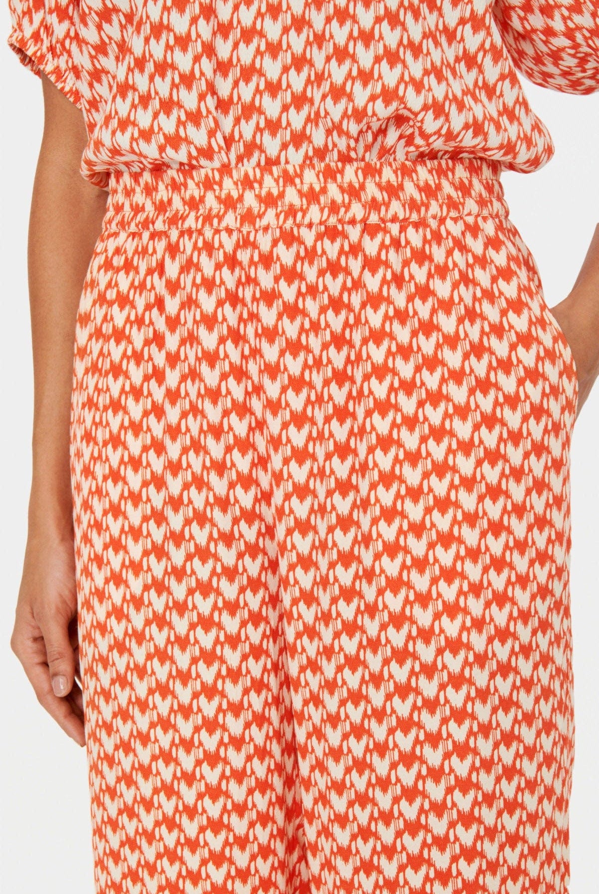 Saint Tropez Uri Wide Leg Trousers - Tigerlily Graphic