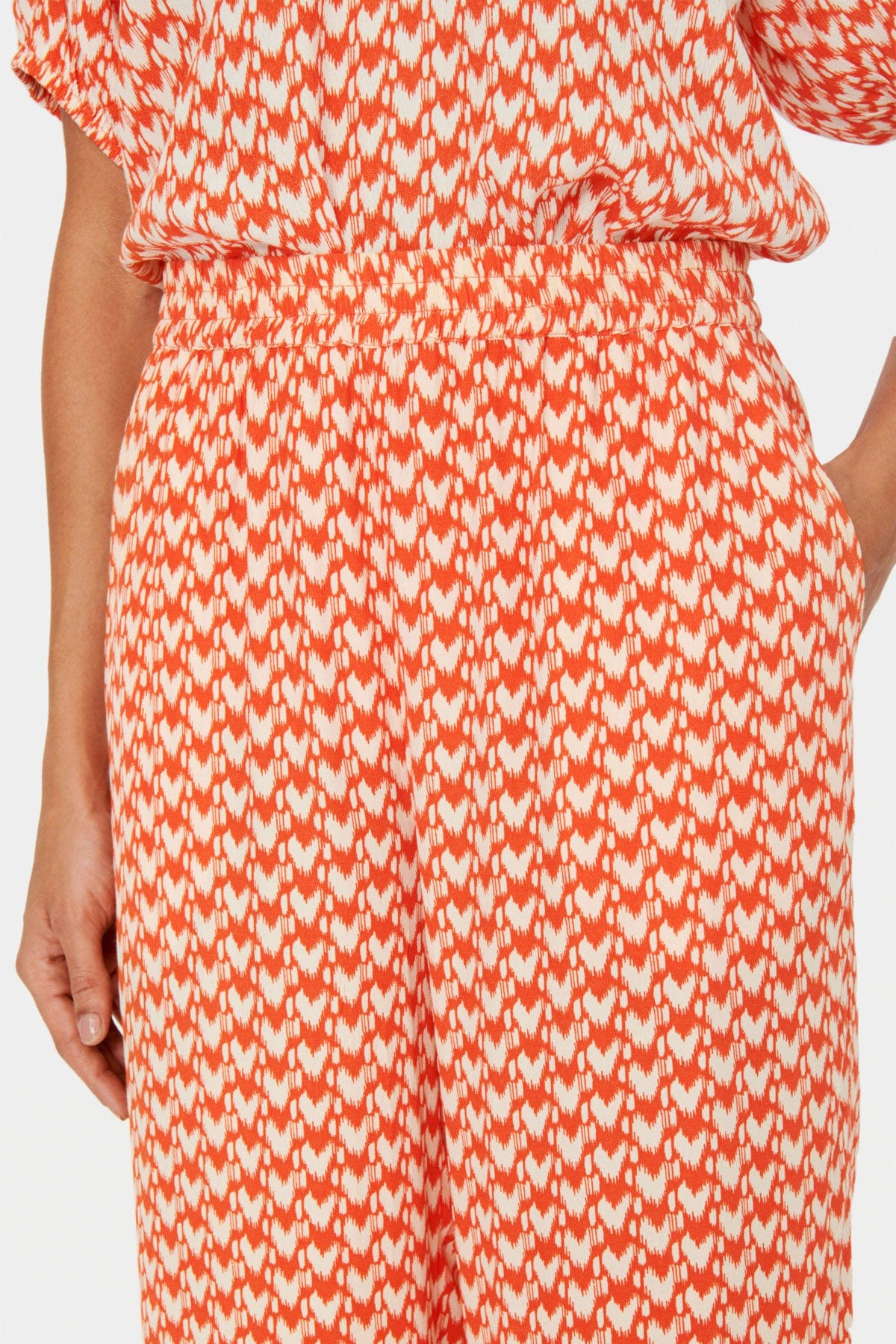 Saint Tropez Uri Wide Leg Trousers - Tigerlily Graphic