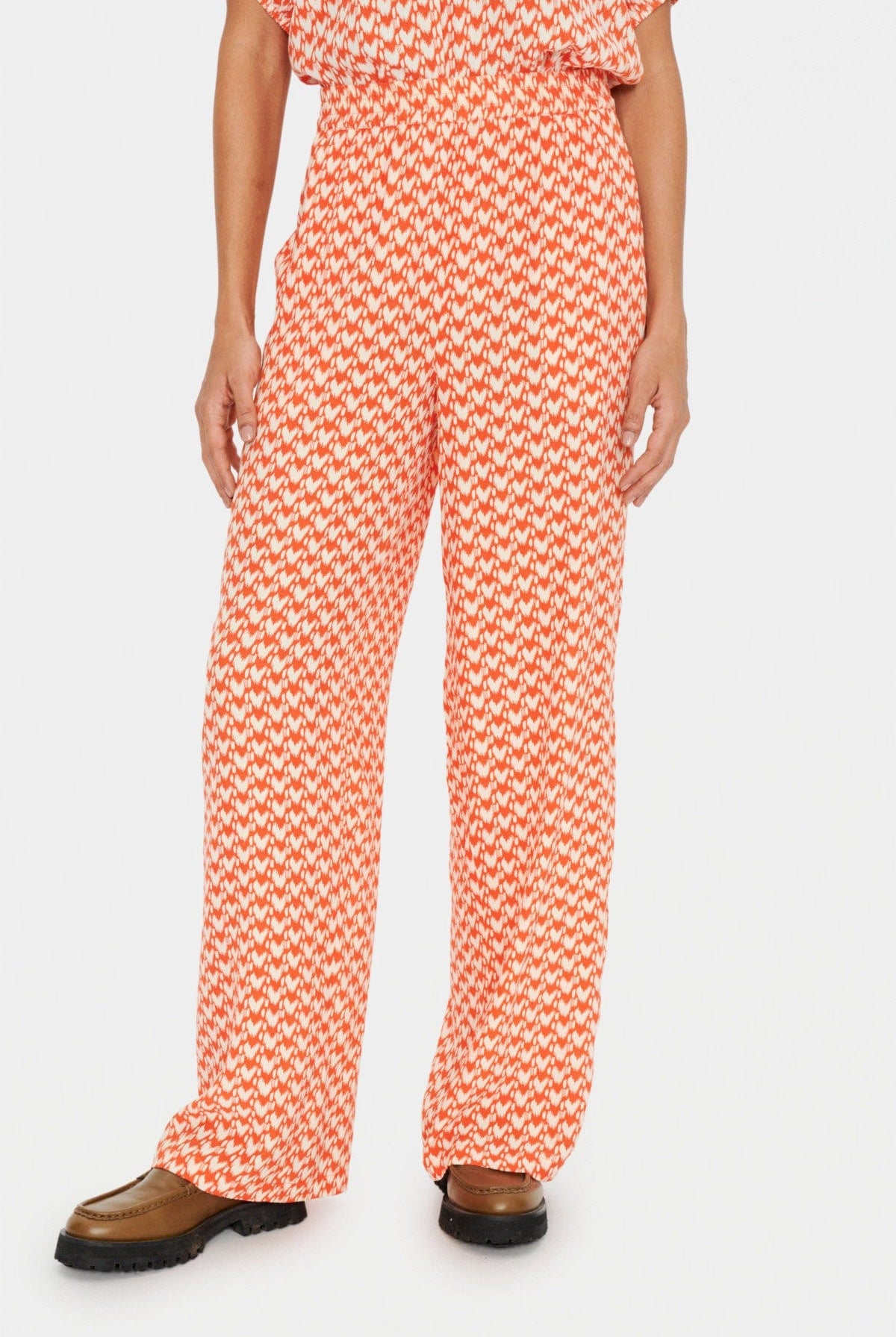 Saint Tropez Uri Wide Leg Trousers - Tigerlily Graphic