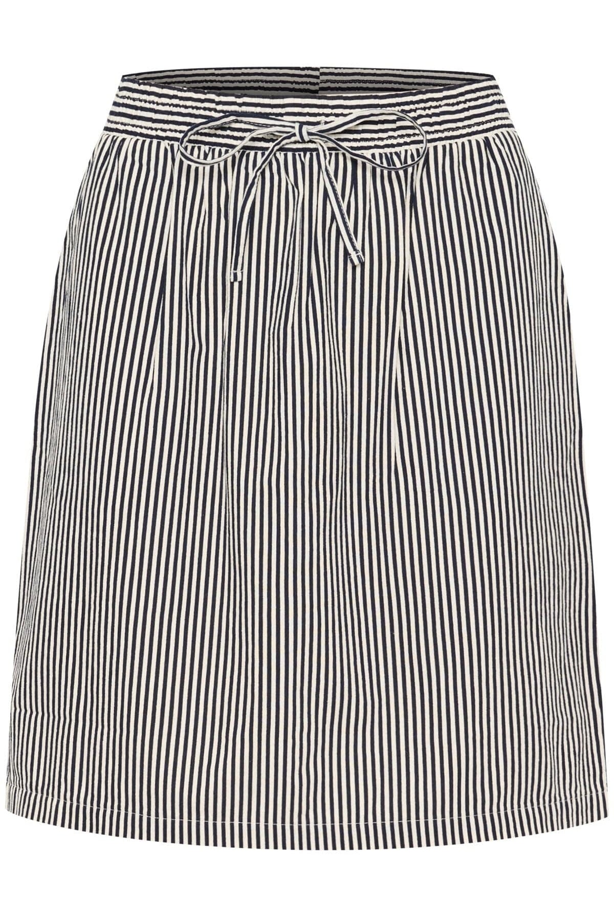 Saint Tropez Zalinda Cotton Stripe Skirt - Ice Nightsky Stripe