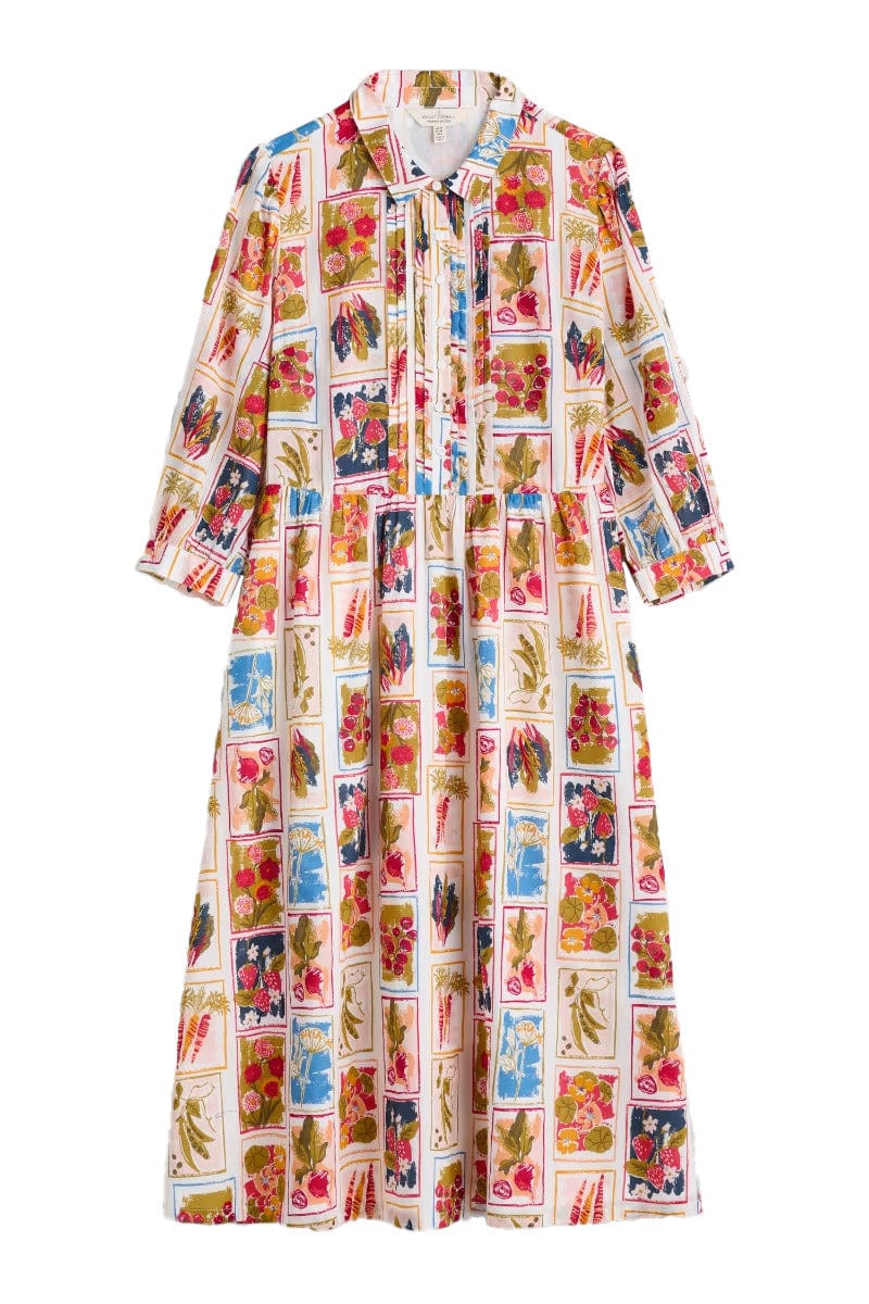 Seasalt 3/4 True Letter Midi Dress - Seed Pack Sketch Chalk