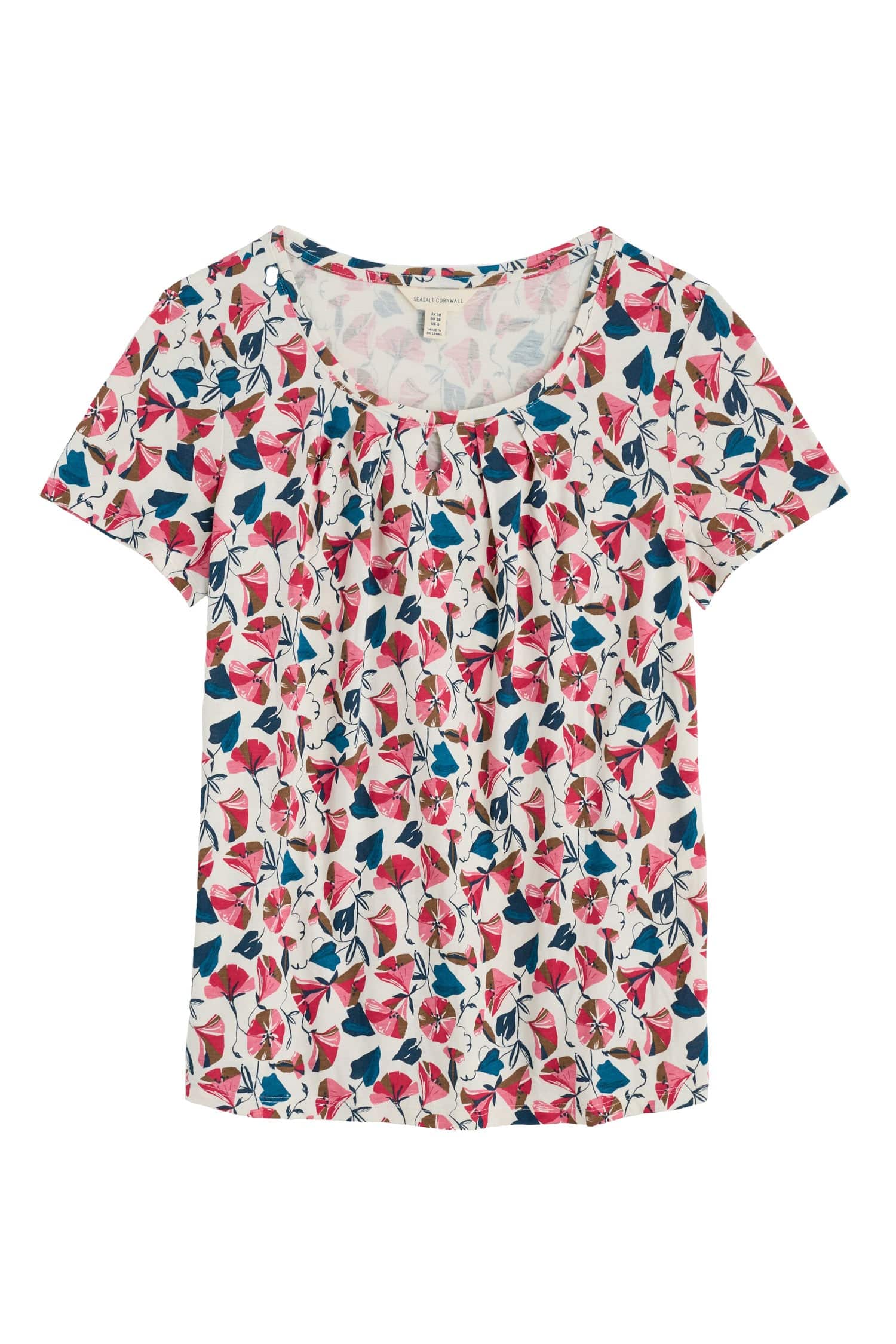 Seasalt Appletree T-Shirt - Parasol Floral Chalk