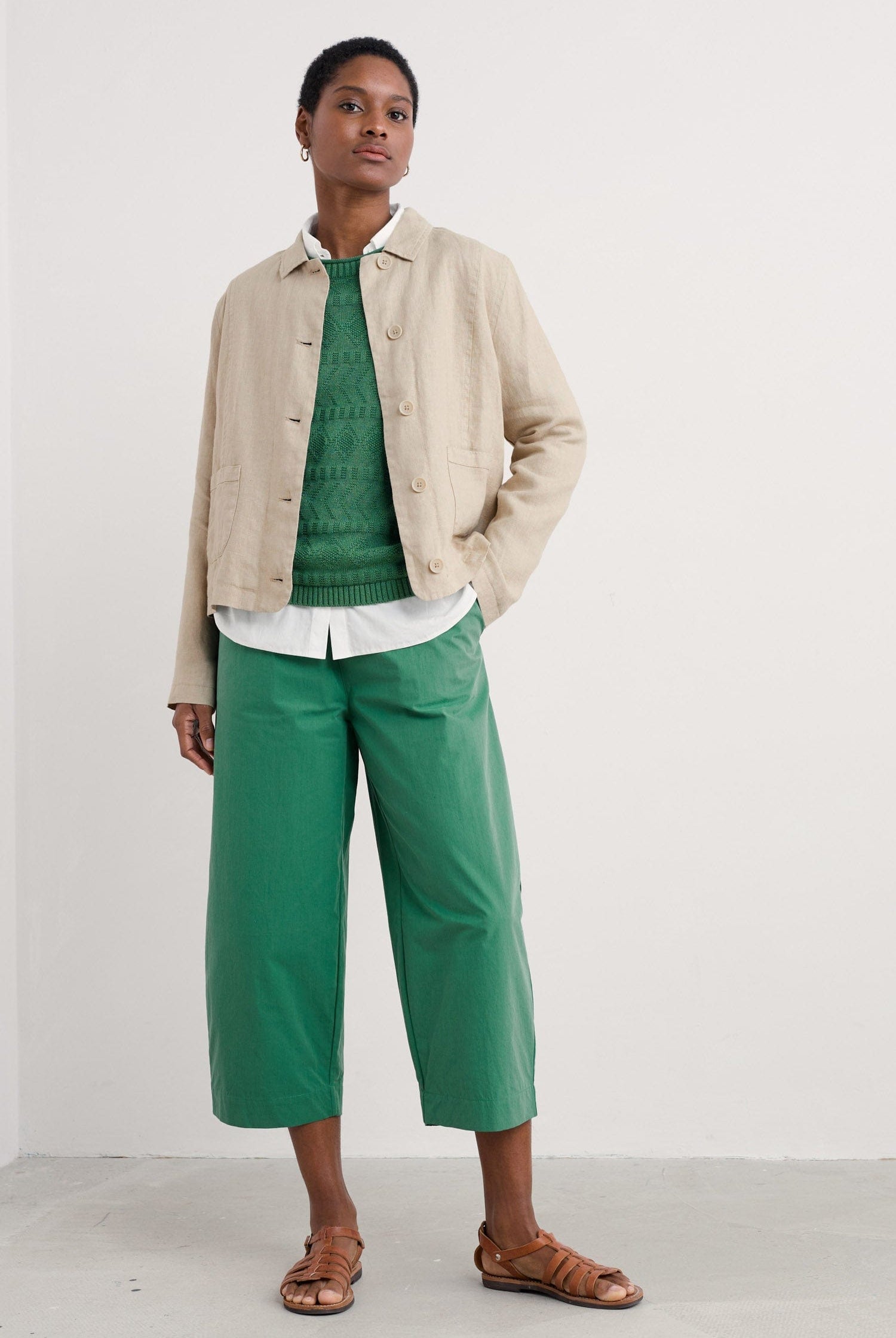 Seasalt Arame Linen Jacket - Whelk