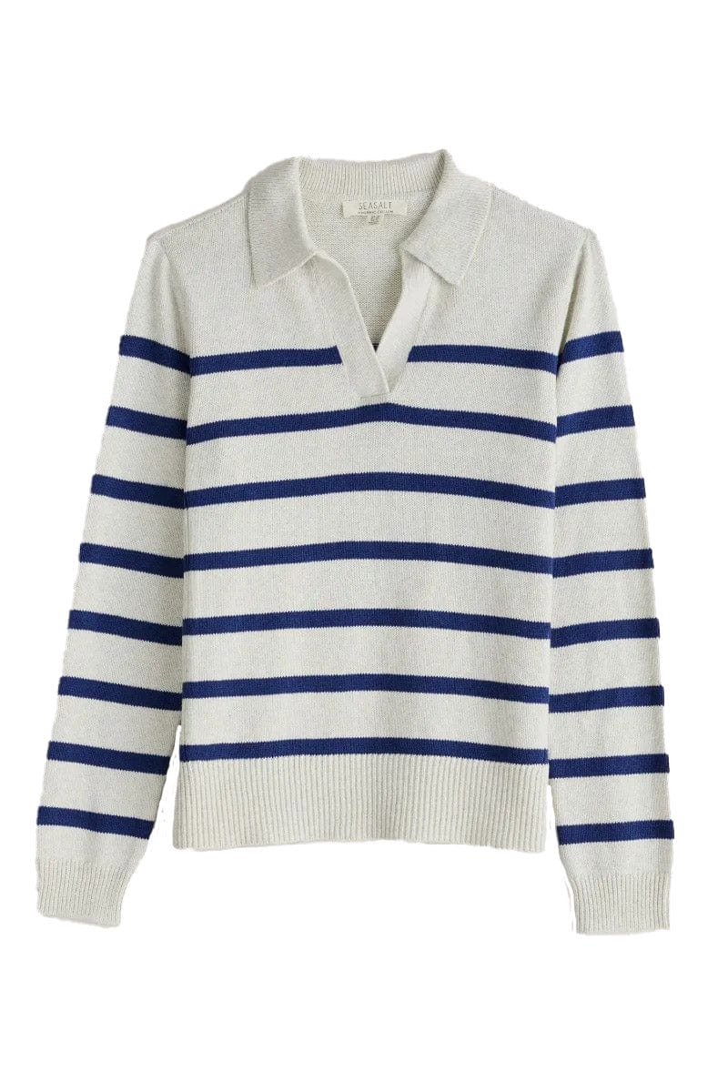 Seasalt Barbizan Collared Jumper - Veneer Ecru Island