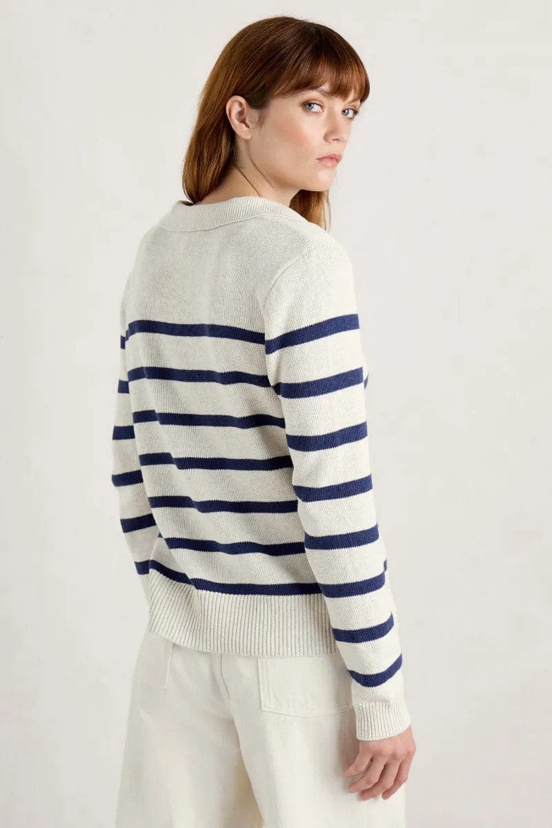 Seasalt Barbizan Collared Jumper - Veneer Ecru Island