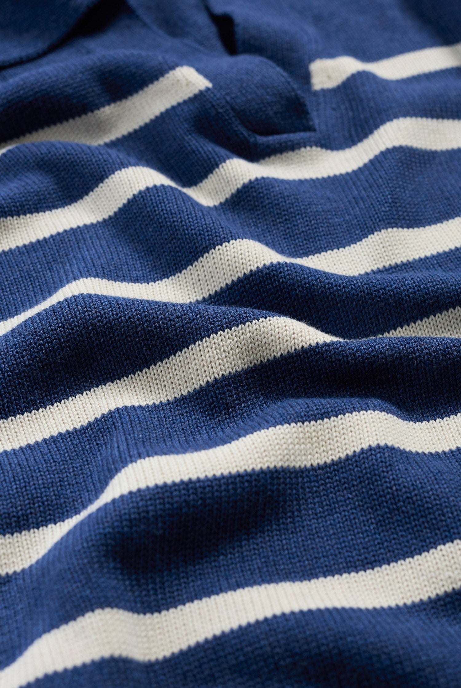 Seasalt Barbizan Collared Jumper - Veneer Washed Marine Chalk