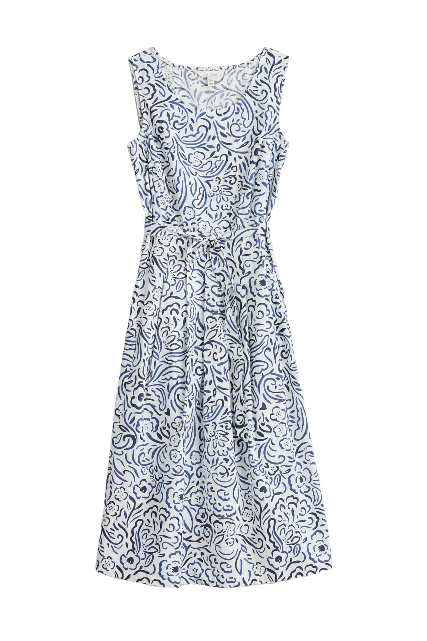 Seasalt Belle Dress - Foliage Doodle Chalk