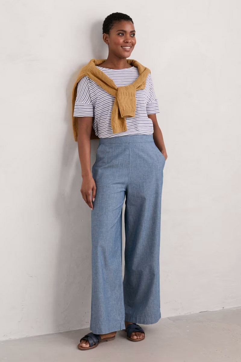 Seasalt Bryher View Top - Profile Chalk Lupin