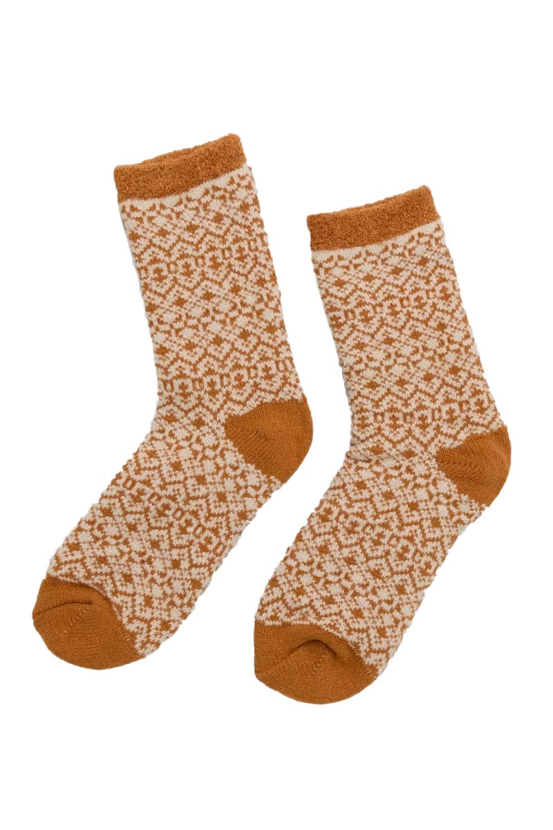 Seasalt Cabin Socks - Frost Point Chanterelle Aran B-AC31034_34428_OS