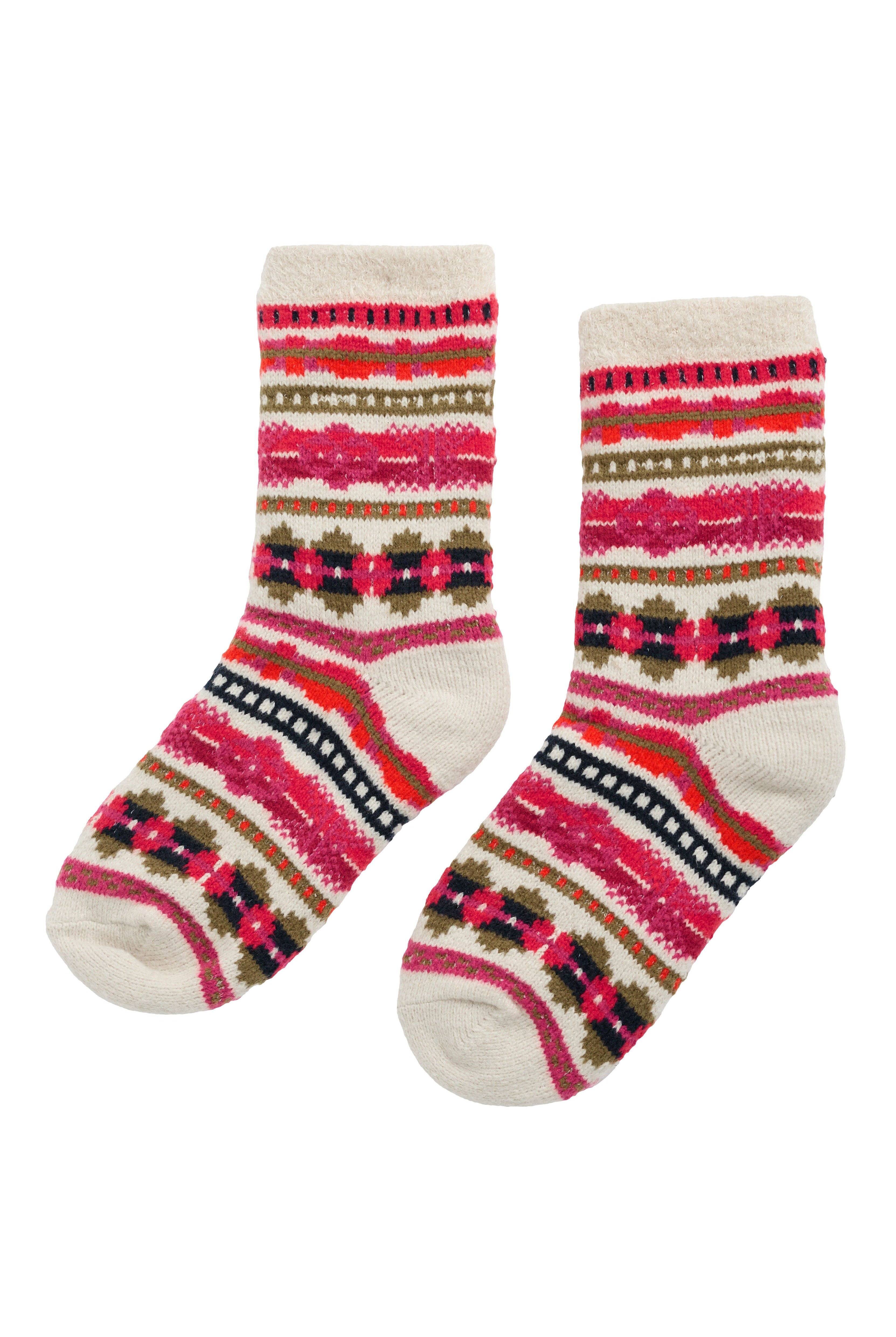 Seasalt Cabin Socks - Scillia Aran Multi B-AC35086_36620_OS
