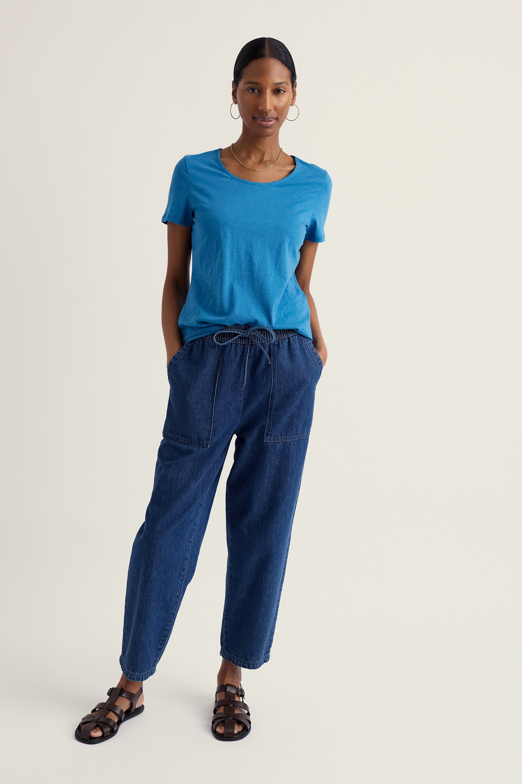 Seasalt Camerance Organic Cotton T-Shirt - Sailboats