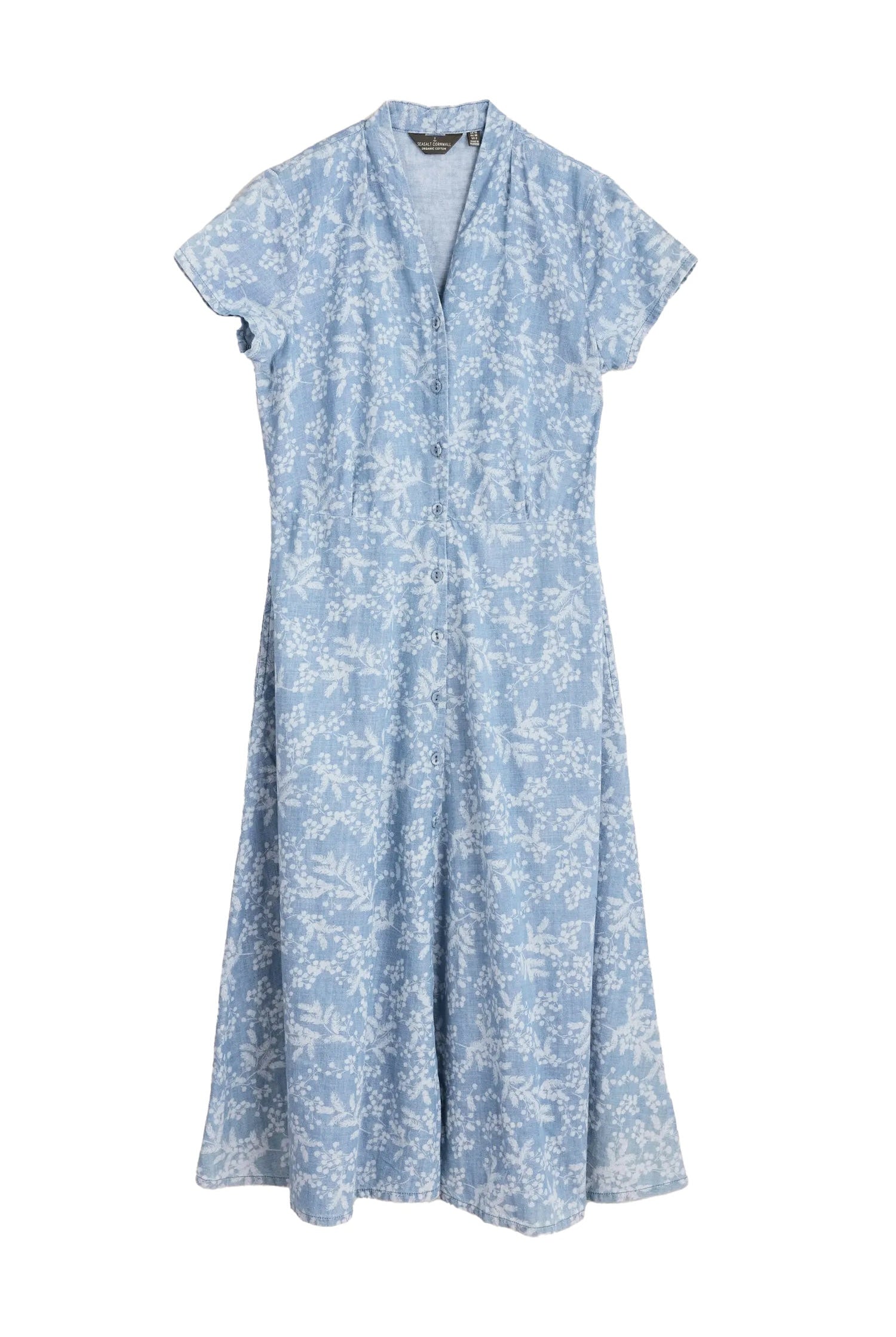 Seasalt Carved Wood Dress - Mimosa Indigo