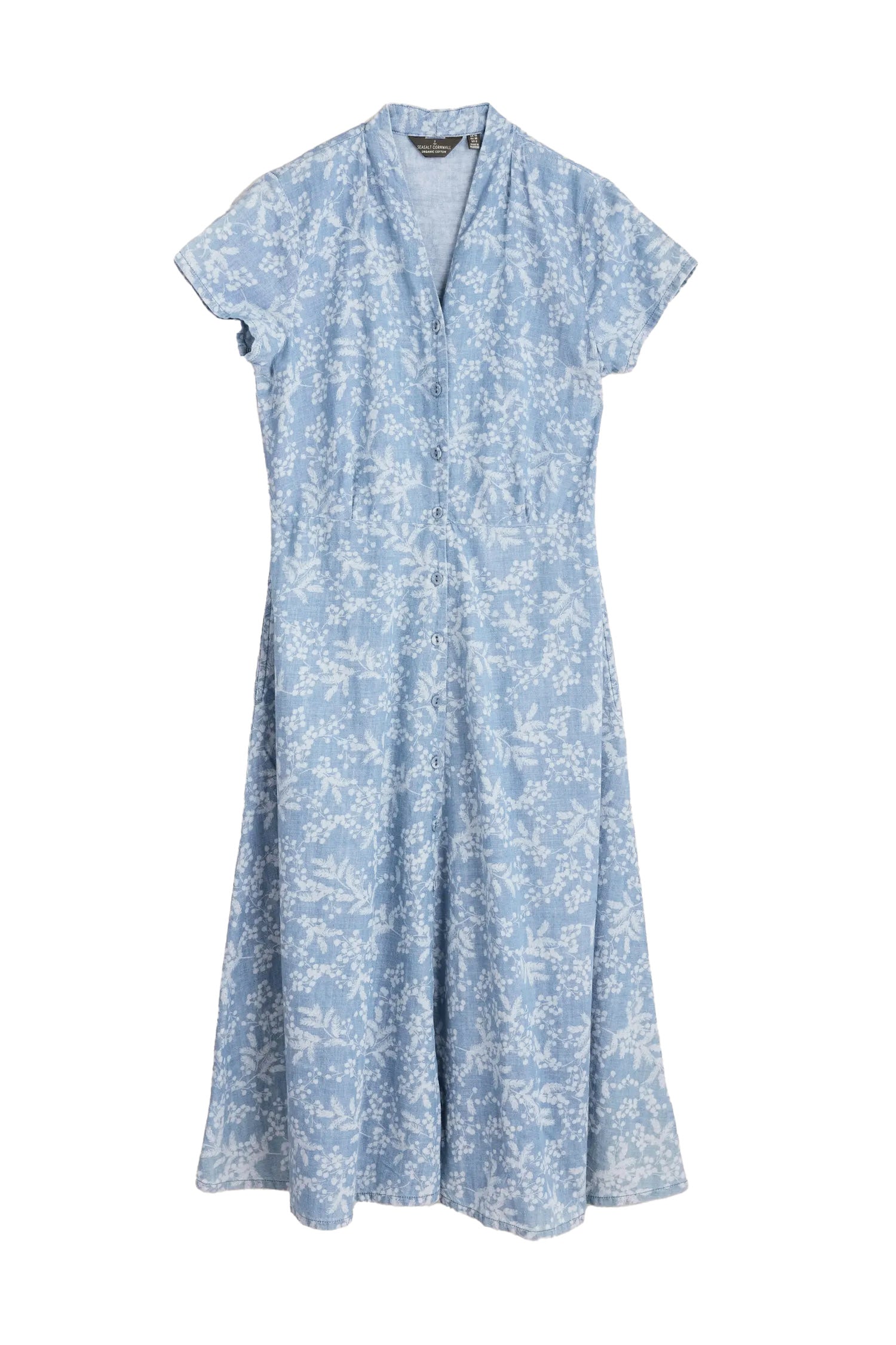 Seasalt Carved Wood Dress - Mimosa Indigo