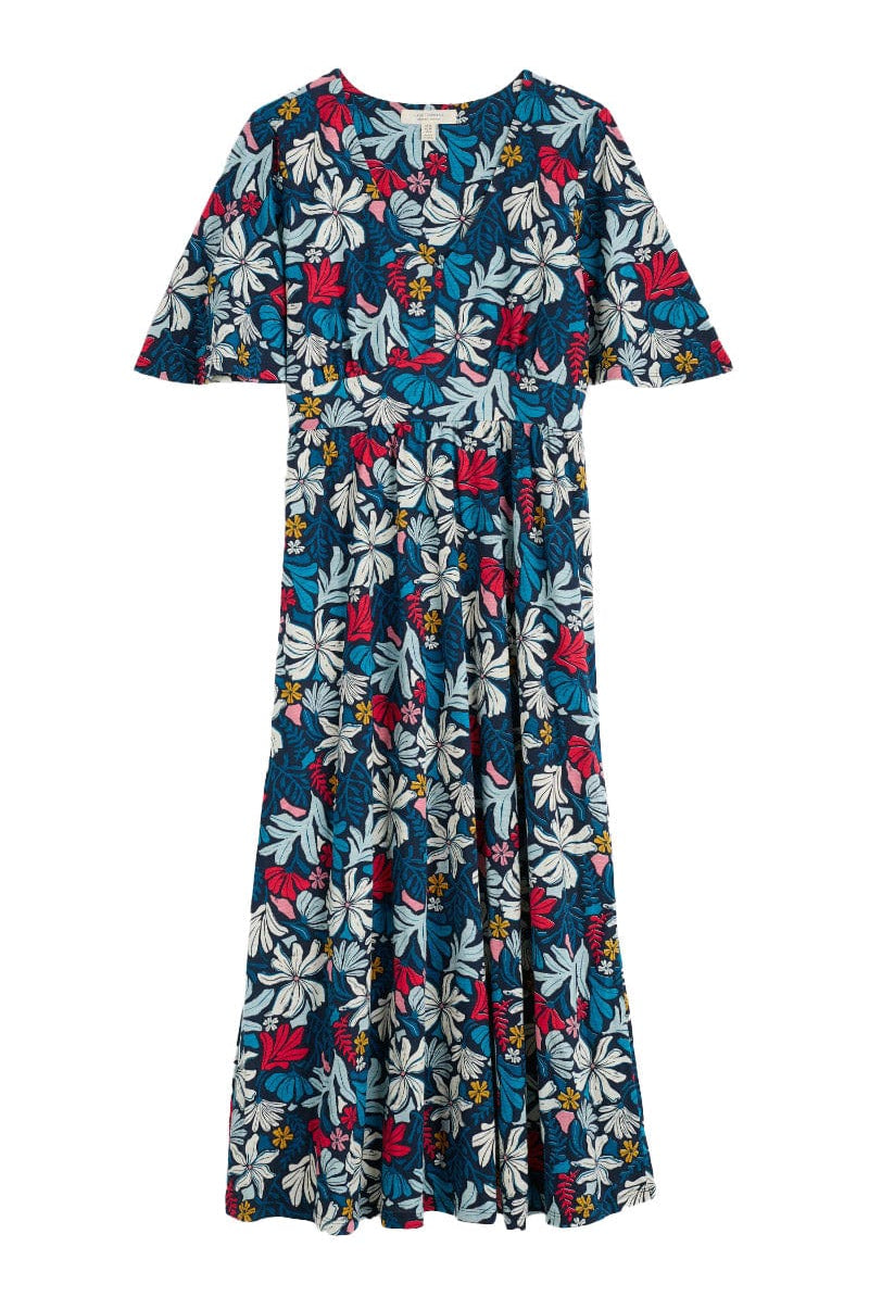 Seasalt Chateaux Dress - Seaweed Flower Maritime