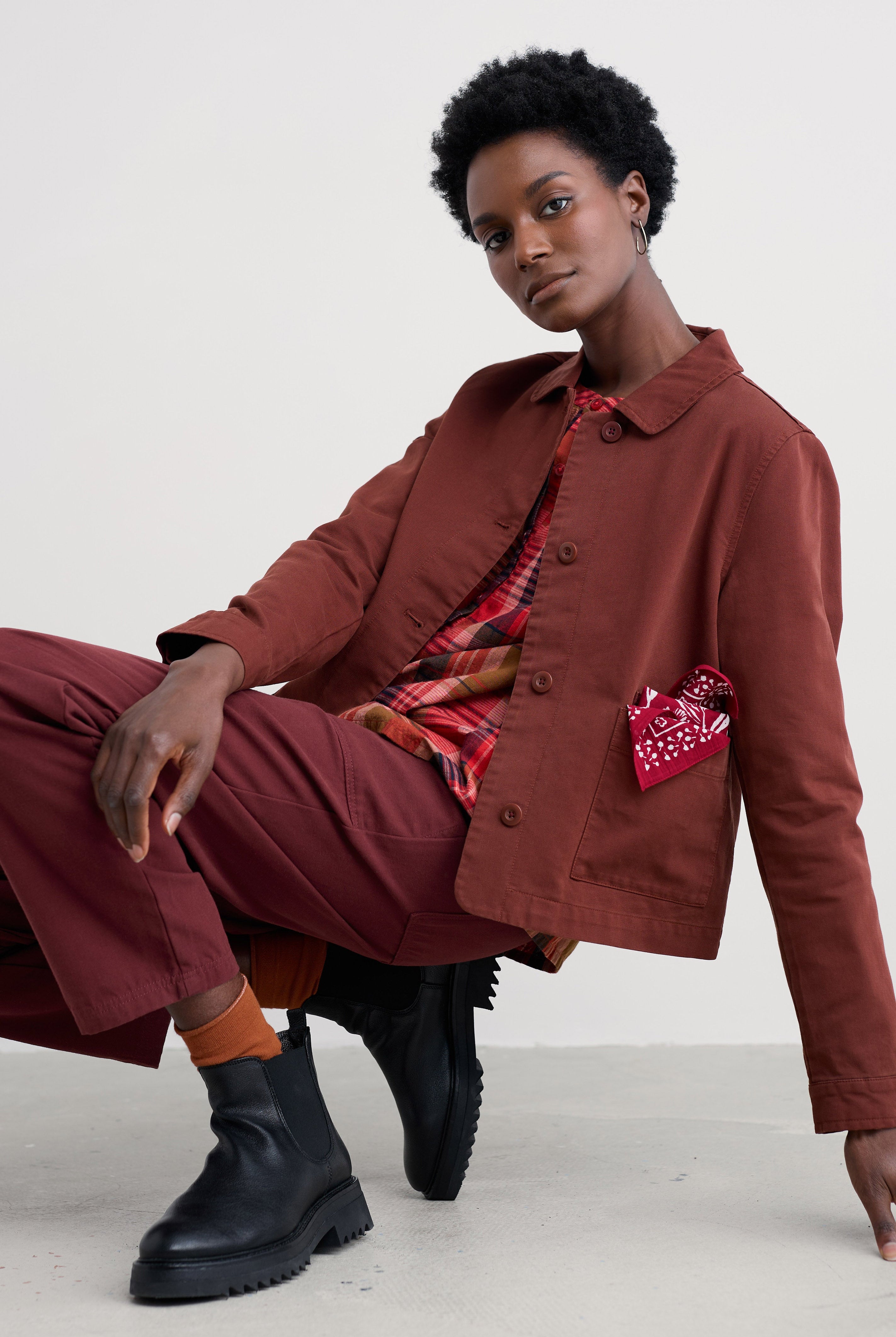 Seasalt Coombe Lane Cotton Jacket - Oakwood