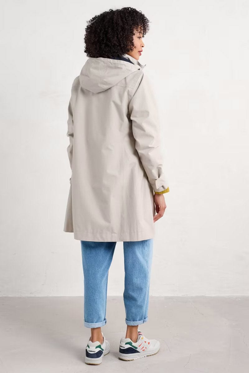 Seasalt Coverack Coat Waterproof - Driftwood