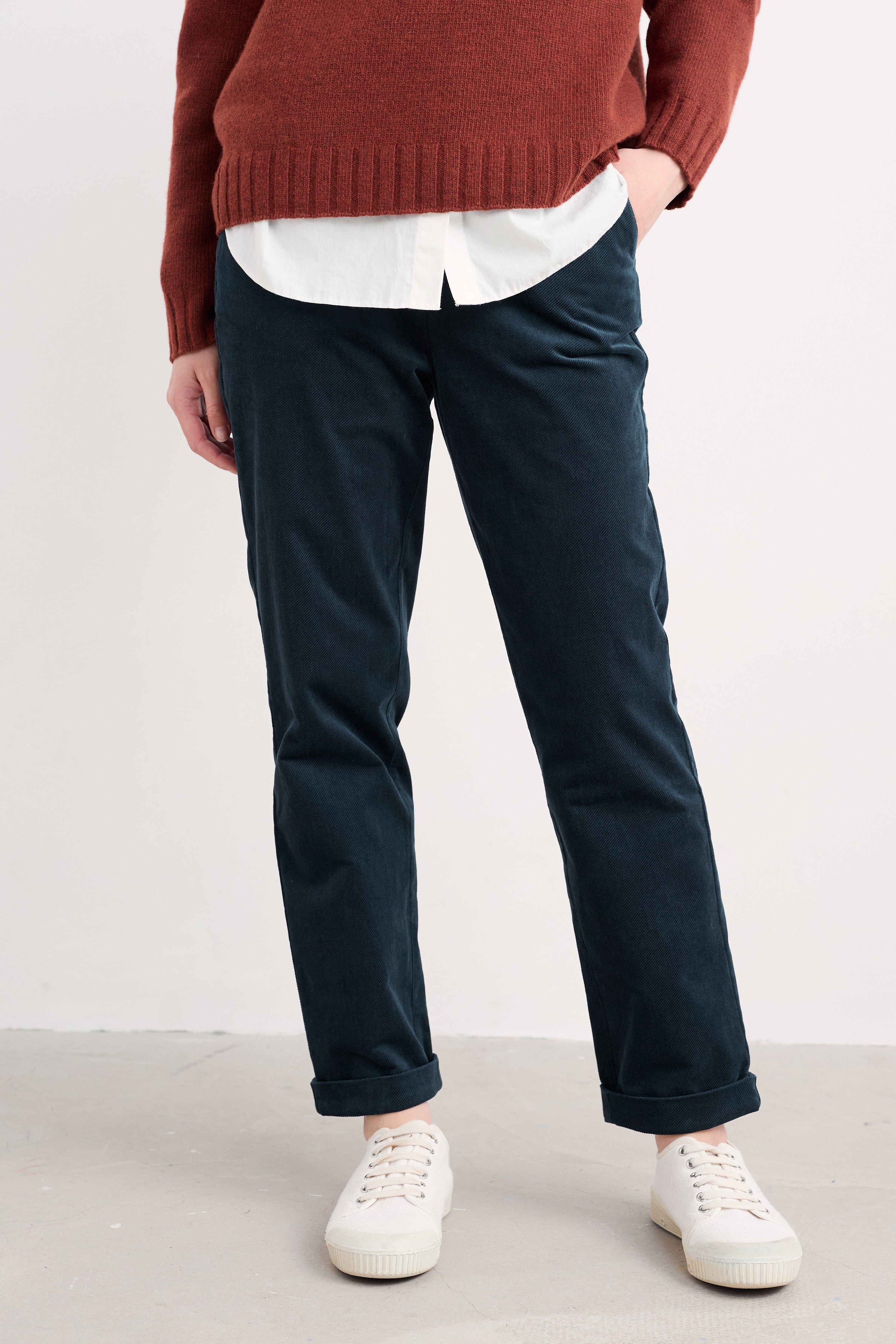 Seasalt Crackington Tapered Trousers - Maritime