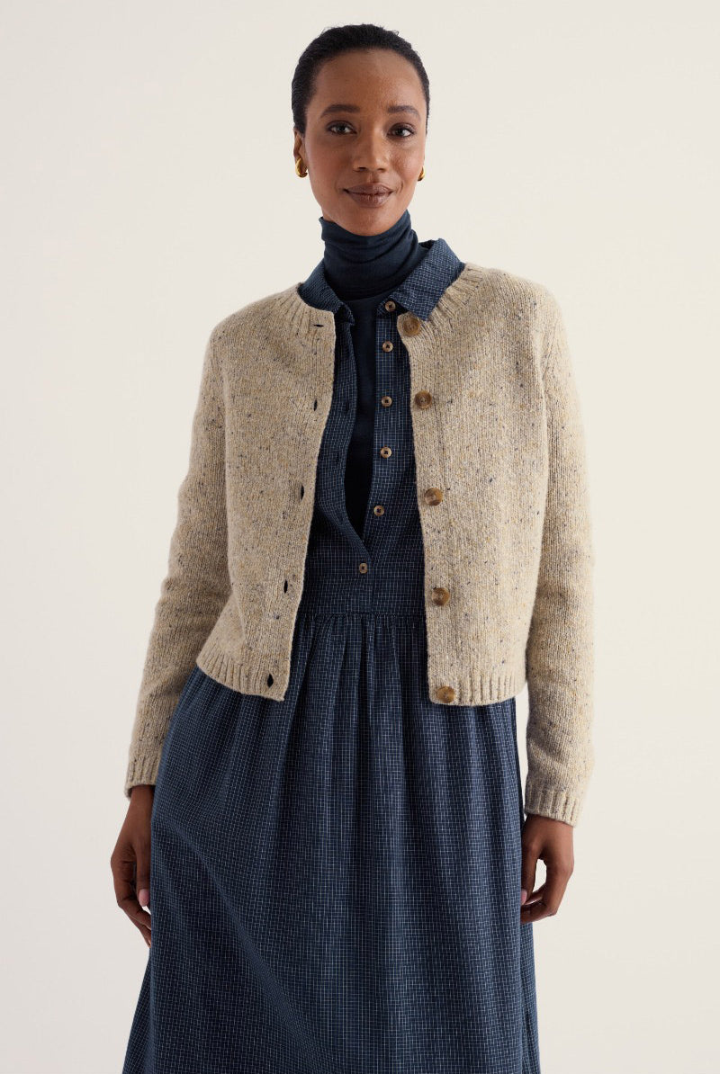 Seasalt Dawson Pick Merino Blend Cardigan - Birch