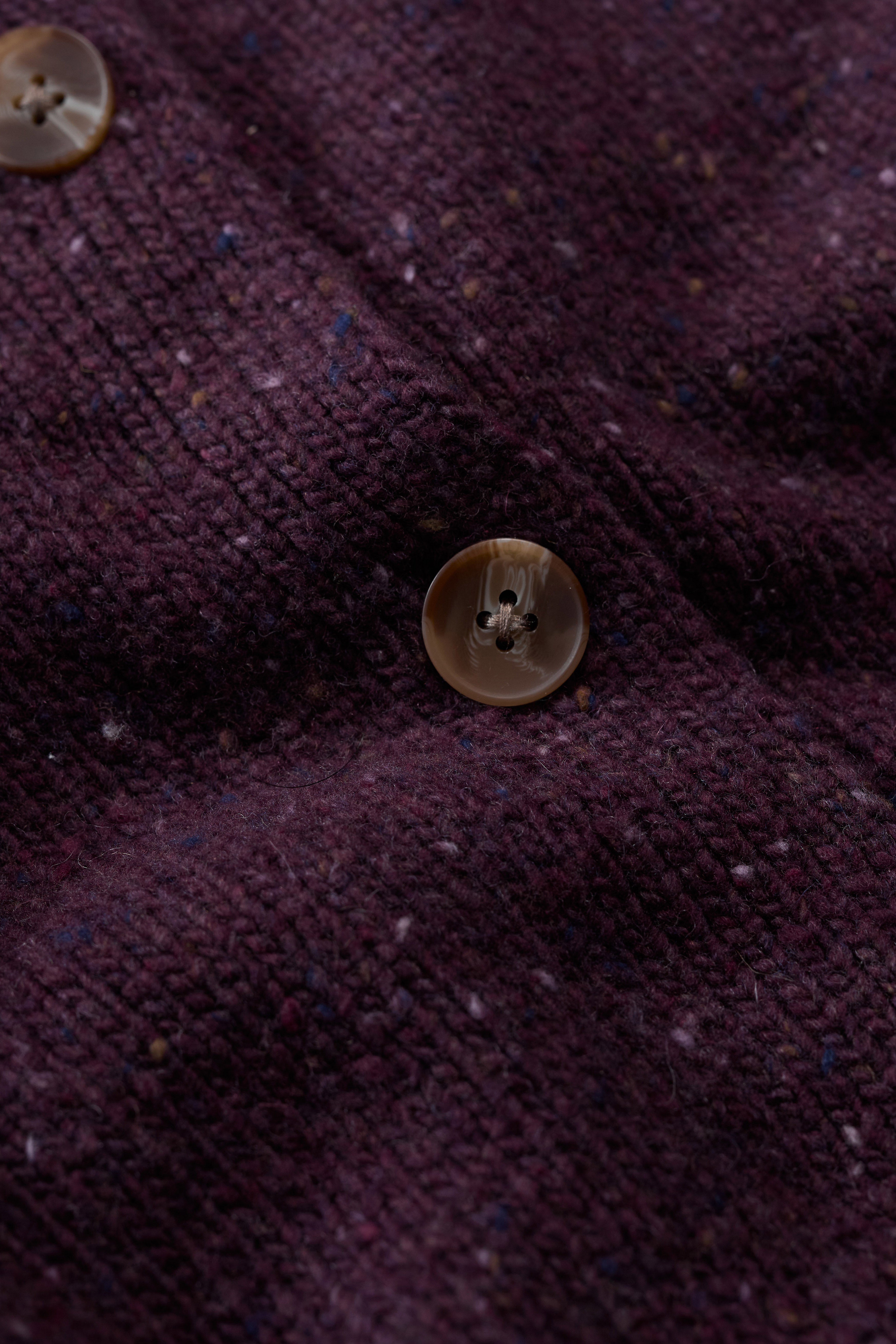 Seasalt Dawson Pick Merino Wool Cardigan - Grape