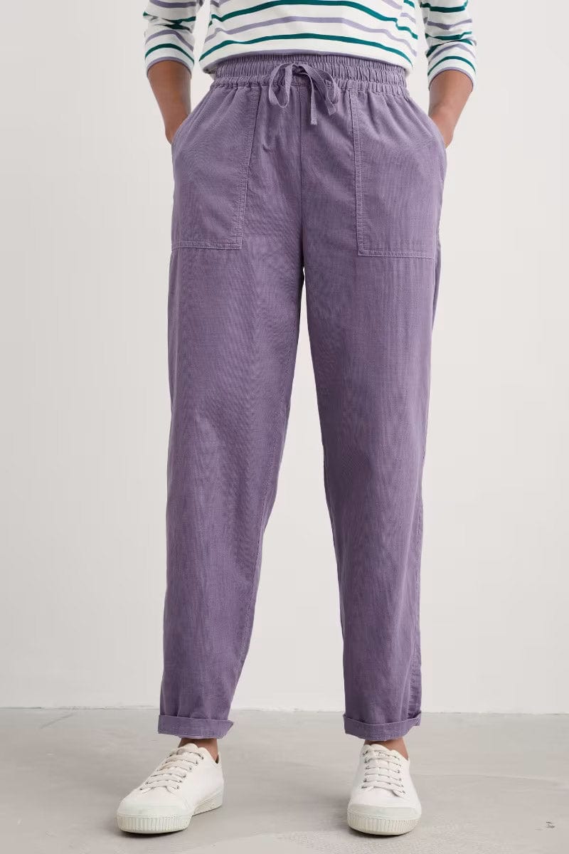 Seasalt Dayby Cord Trousers - Echium
