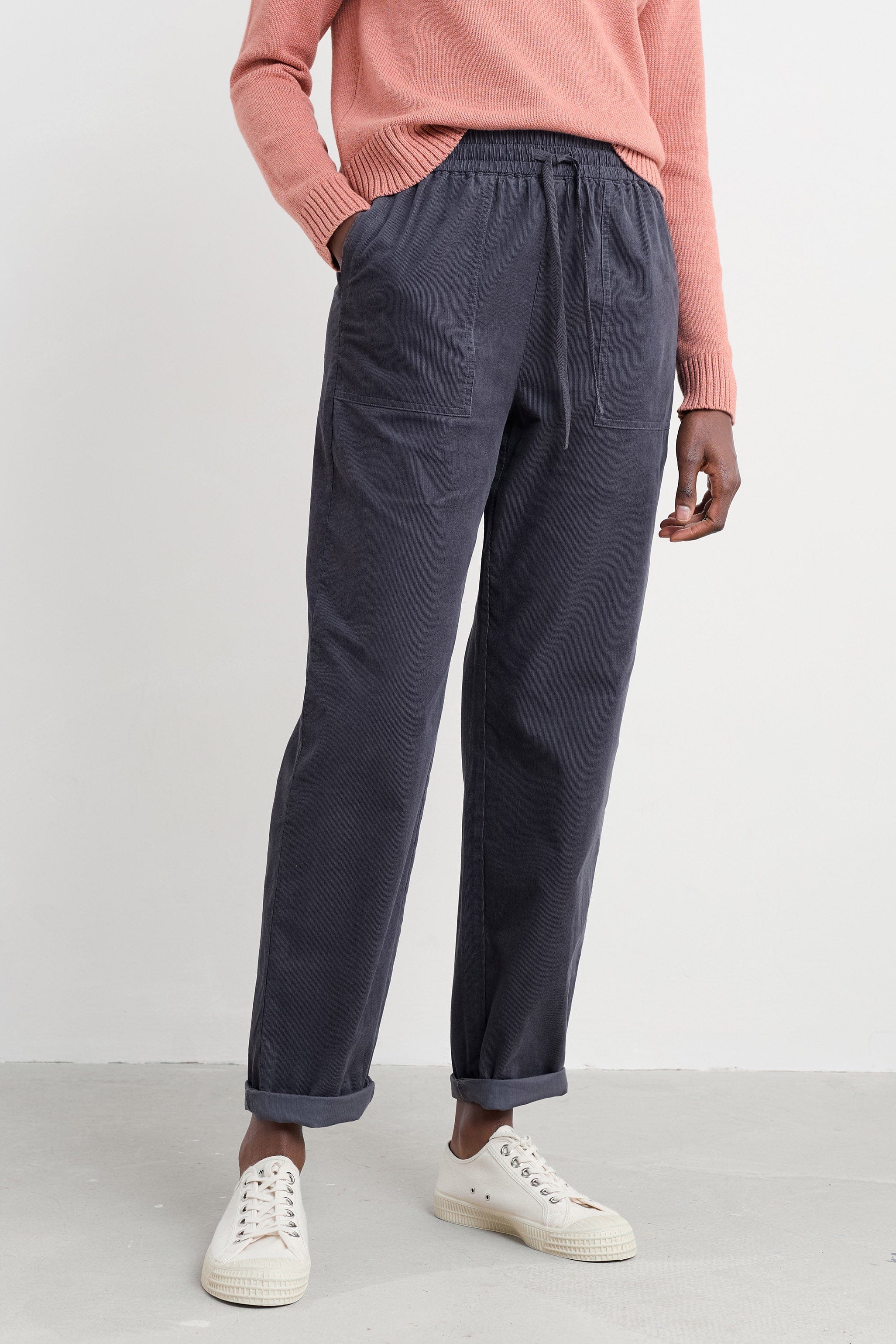Seasalt Dayby Needlecord Trousers - Turnstone