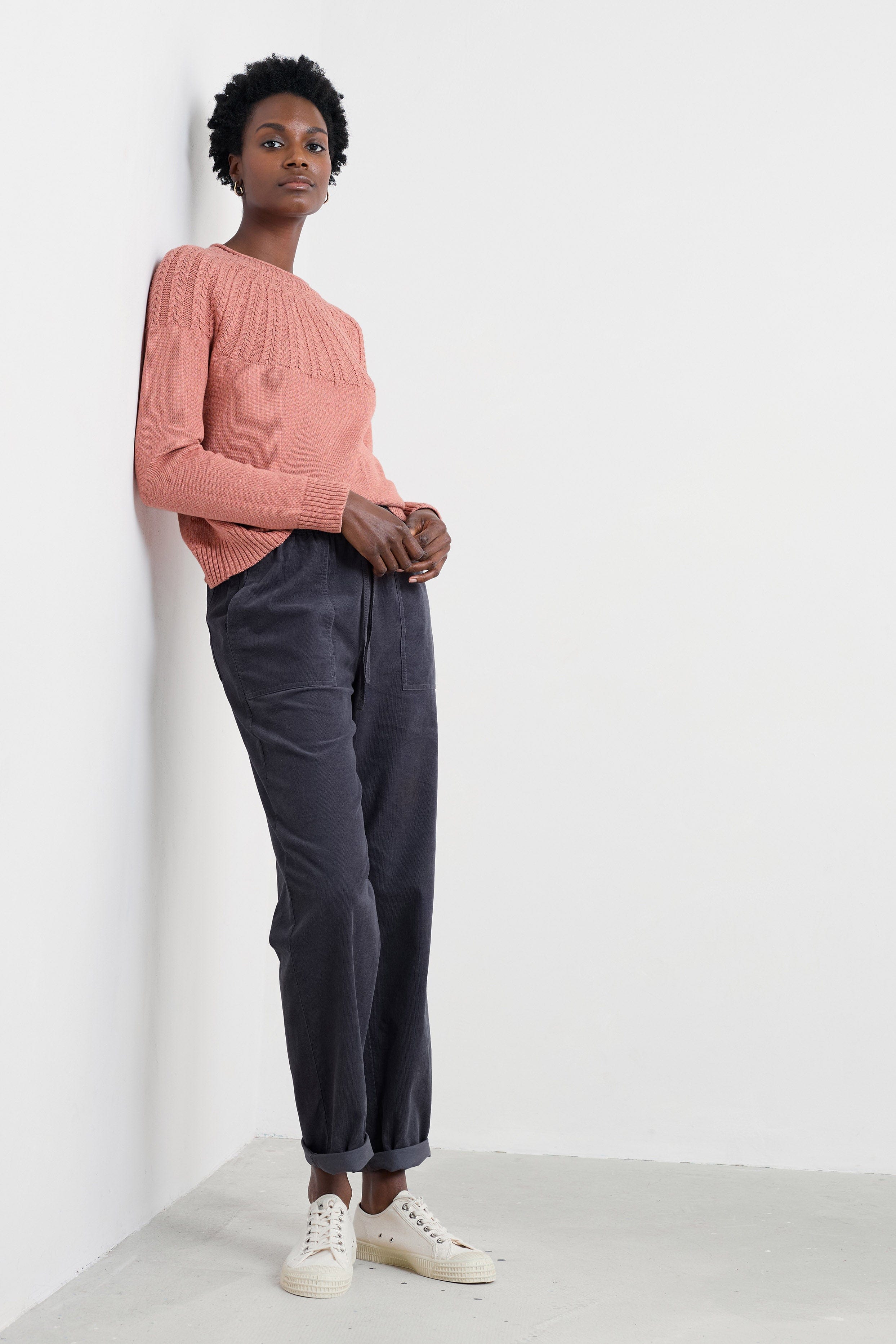 Seasalt Dayby Needlecord Trousers - Turnstone