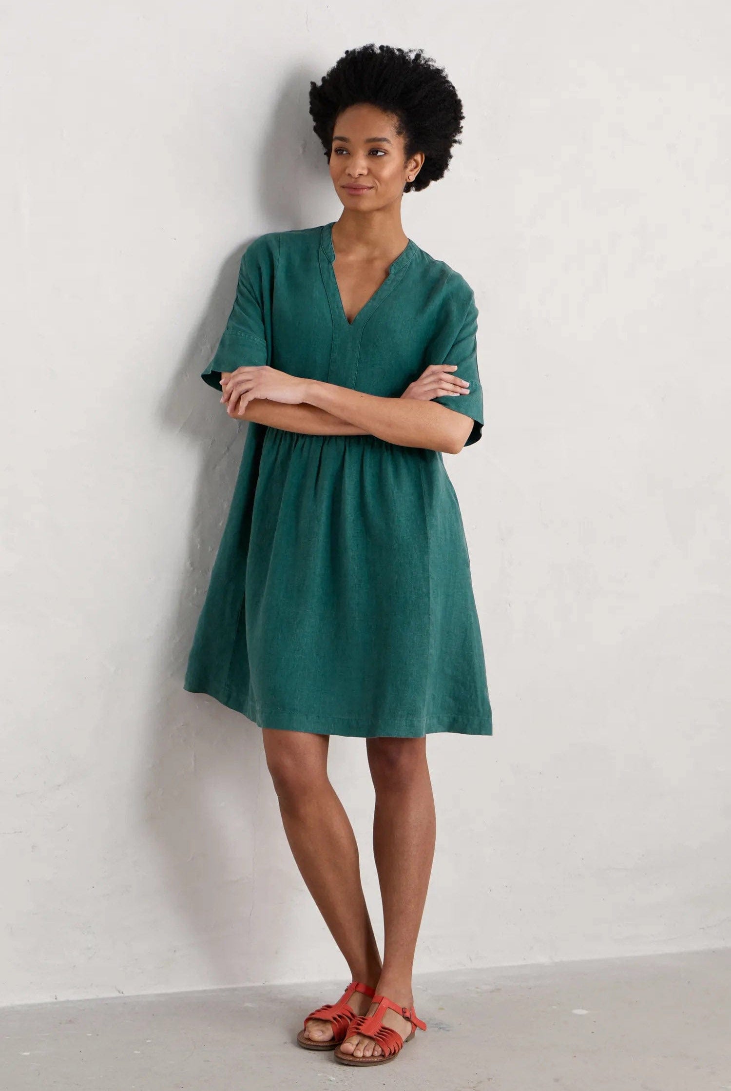 Seasalt Draw Kiln Dress - Dark Wreckage