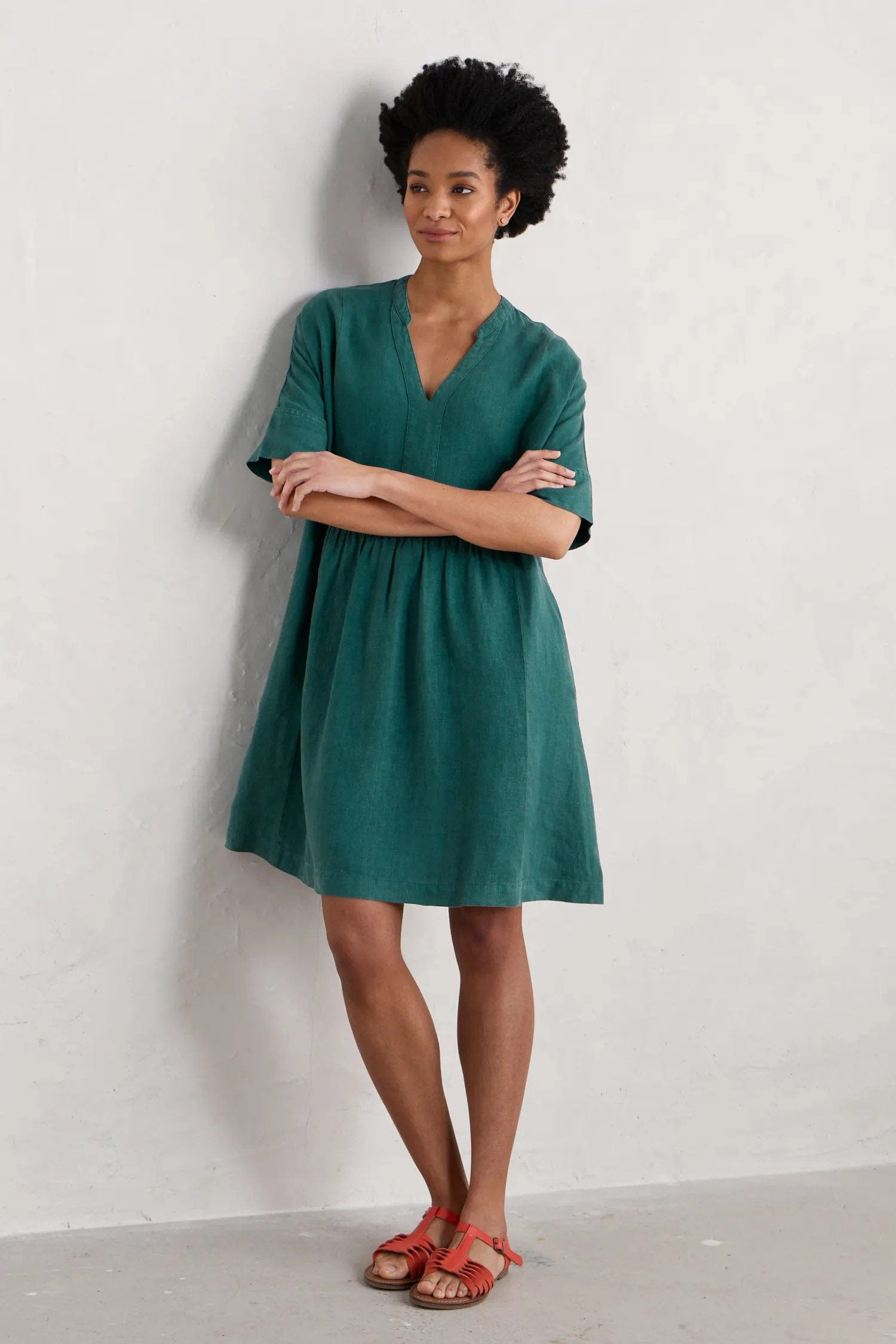 Seasalt Draw Kiln Dress - Dark Wreckage