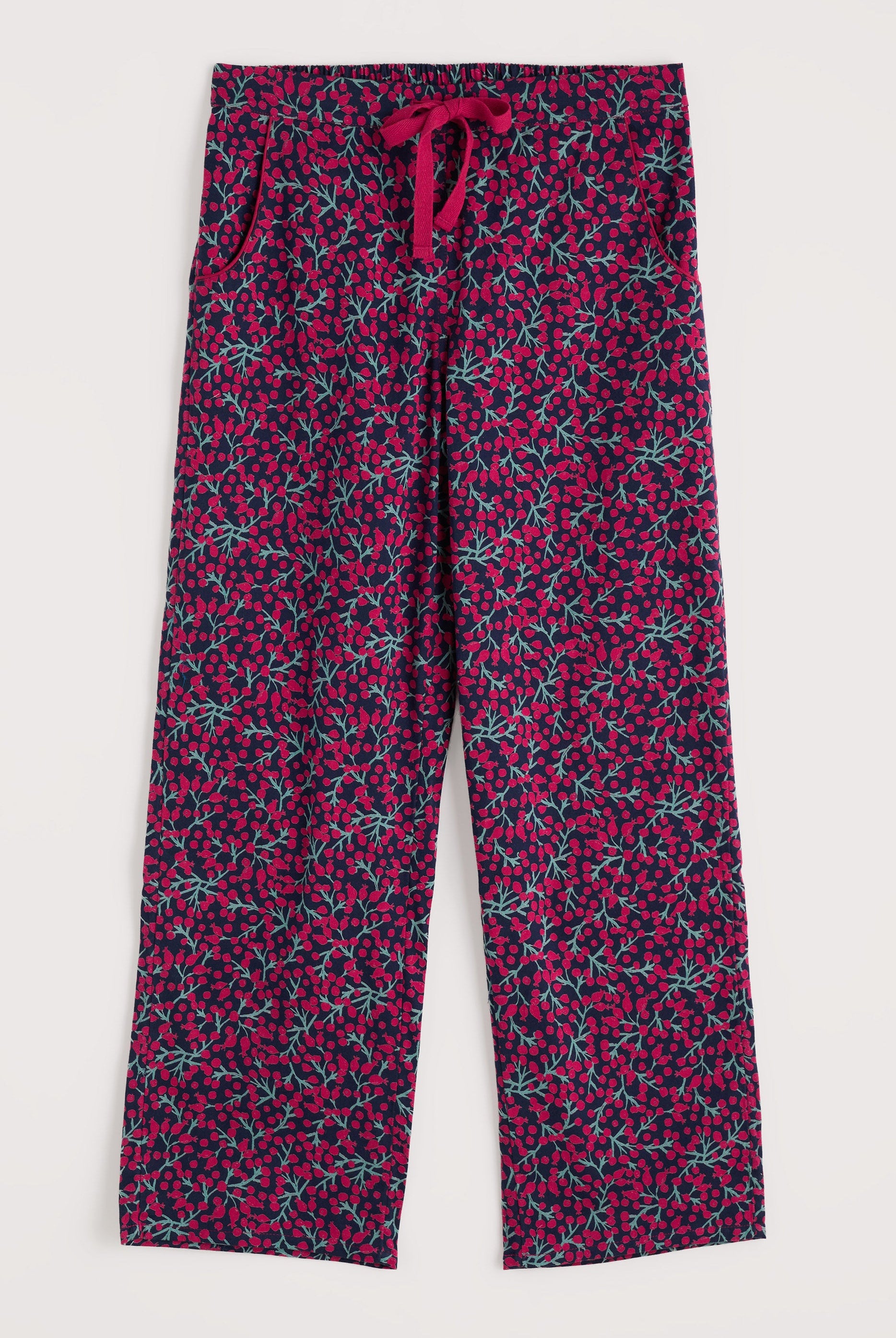 Seasalt Evening Path Pyjamas - Berry Branches Maritime