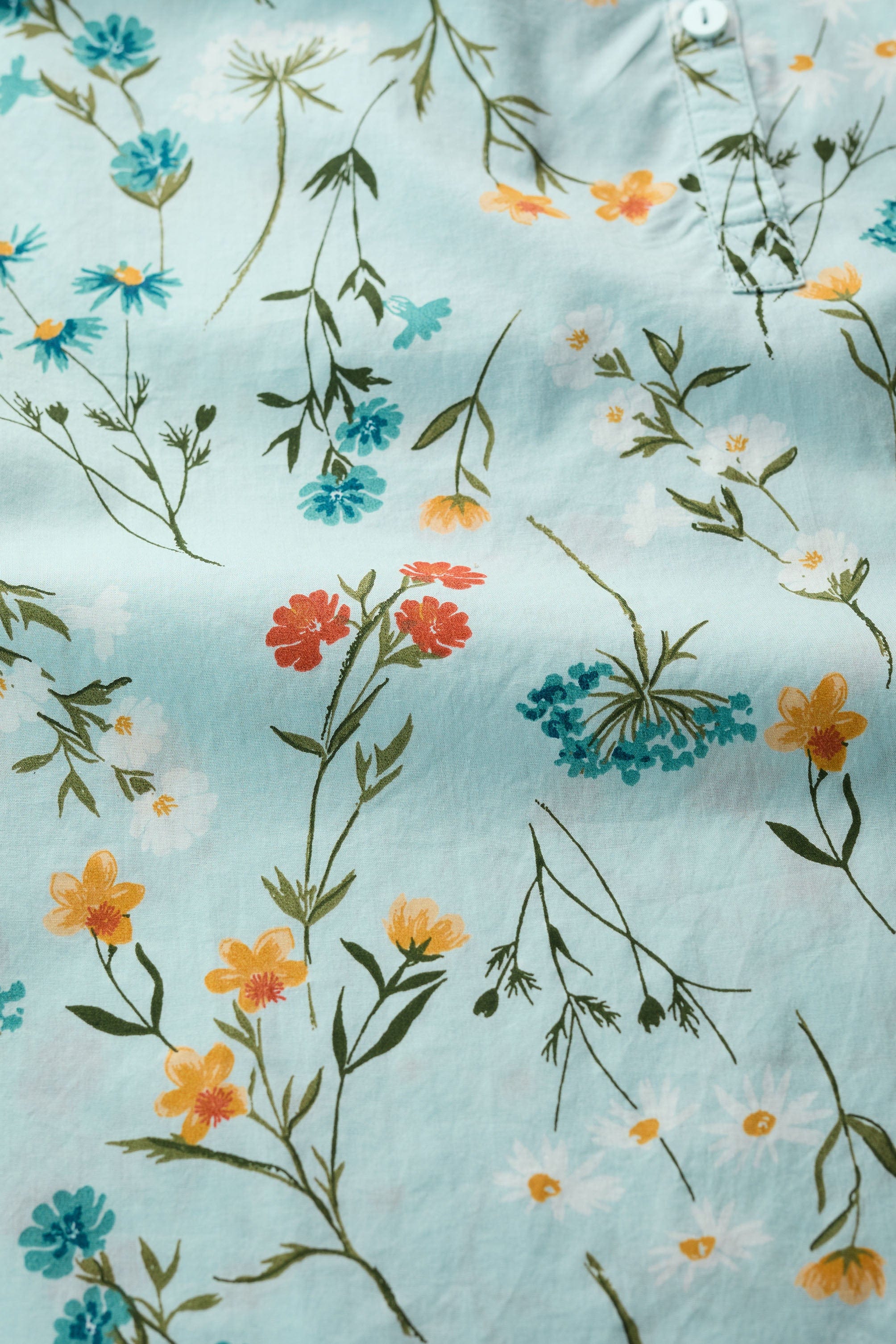 Seasalt Flower Fields Sleeveless Top - Wildflower Stems Reflection
