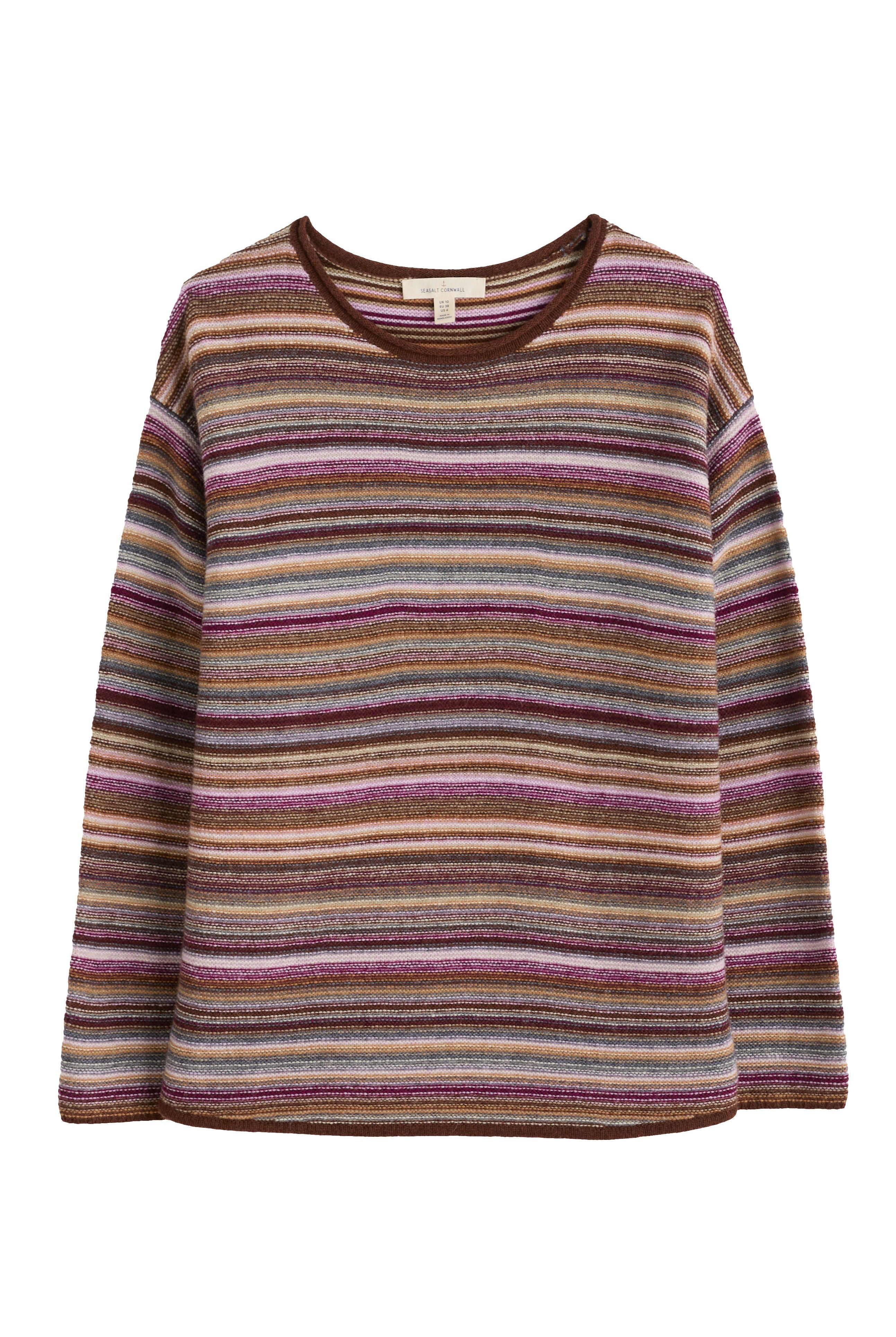 Seasalt Fruity Jumper II - Ripple Marks Cocoa Multi