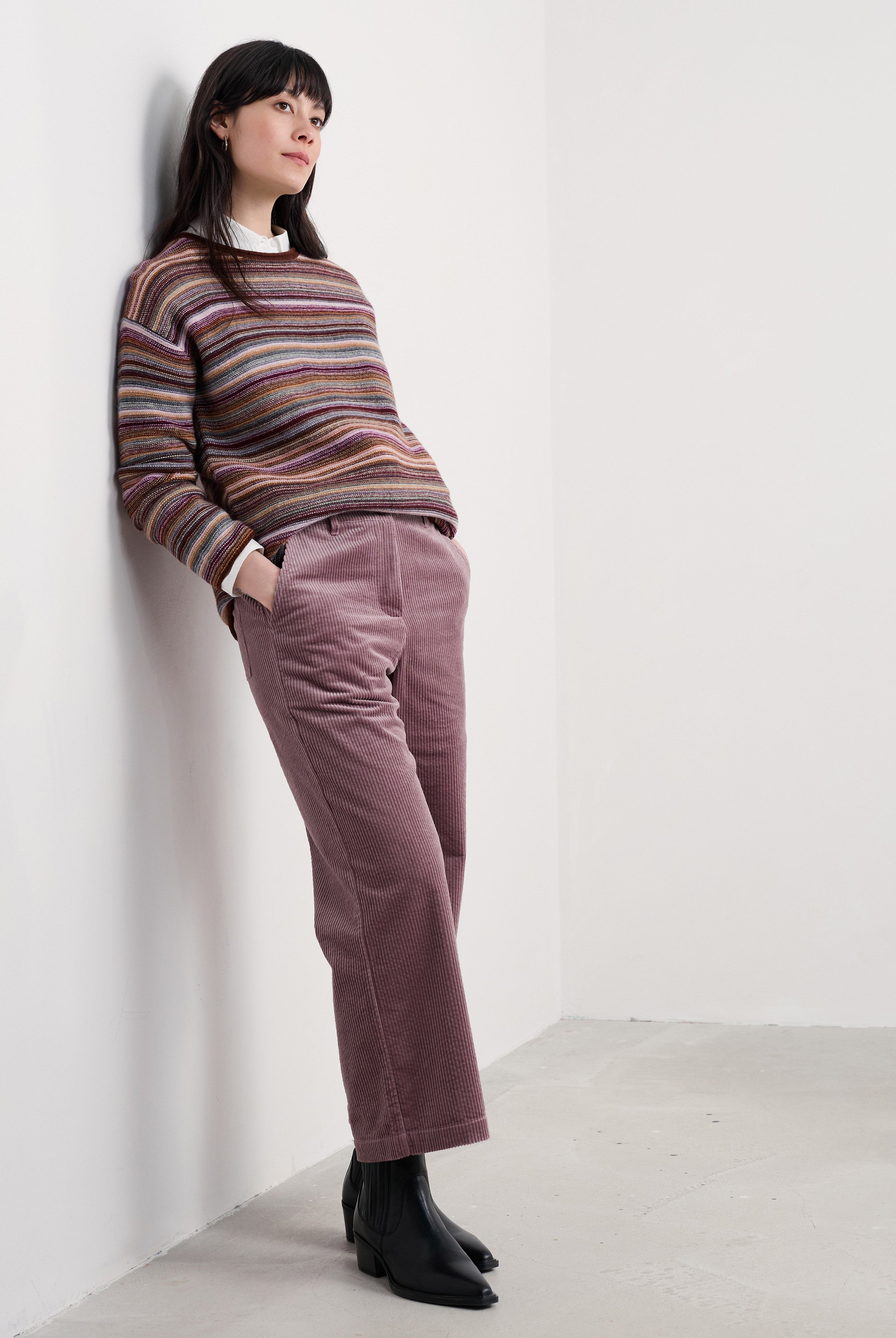 Seasalt Fruity Jumper II - Ripple Marks Cocoa Multi