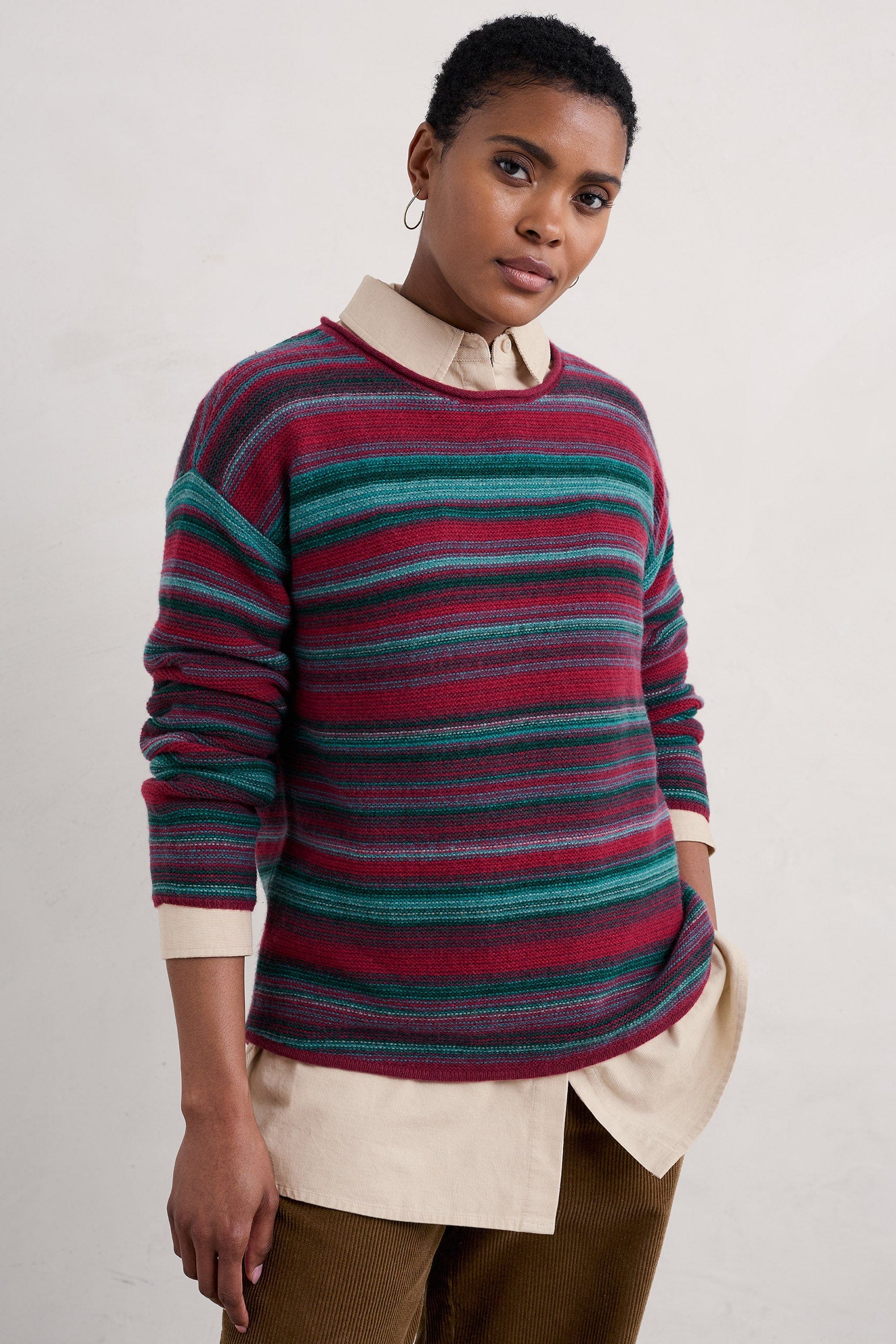 Seasalt Fruity Jumper II - Ripple Marks Maple Mix