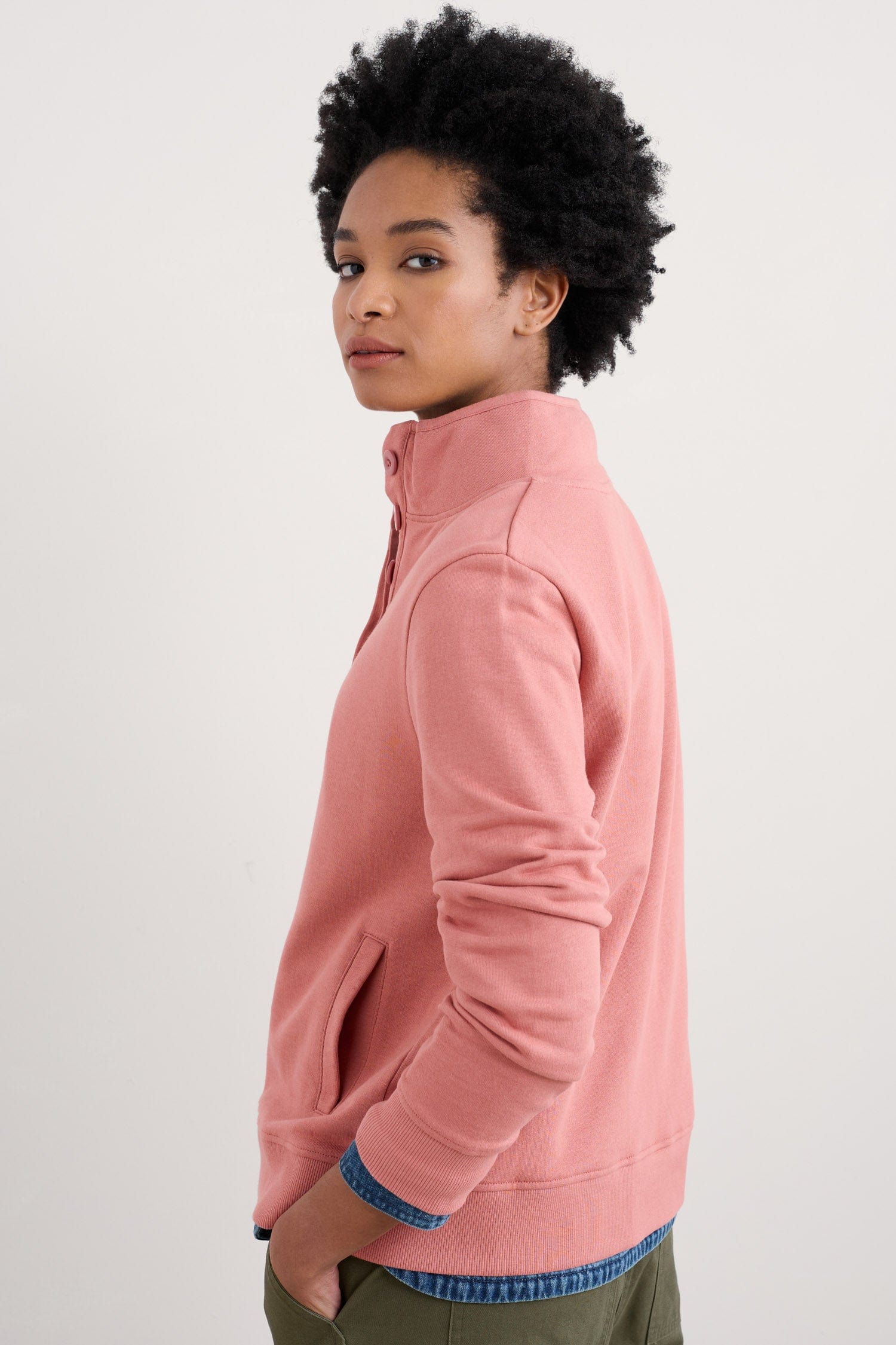 Seasalt Greenshank Jersey Sweatshirt - Rose Dew